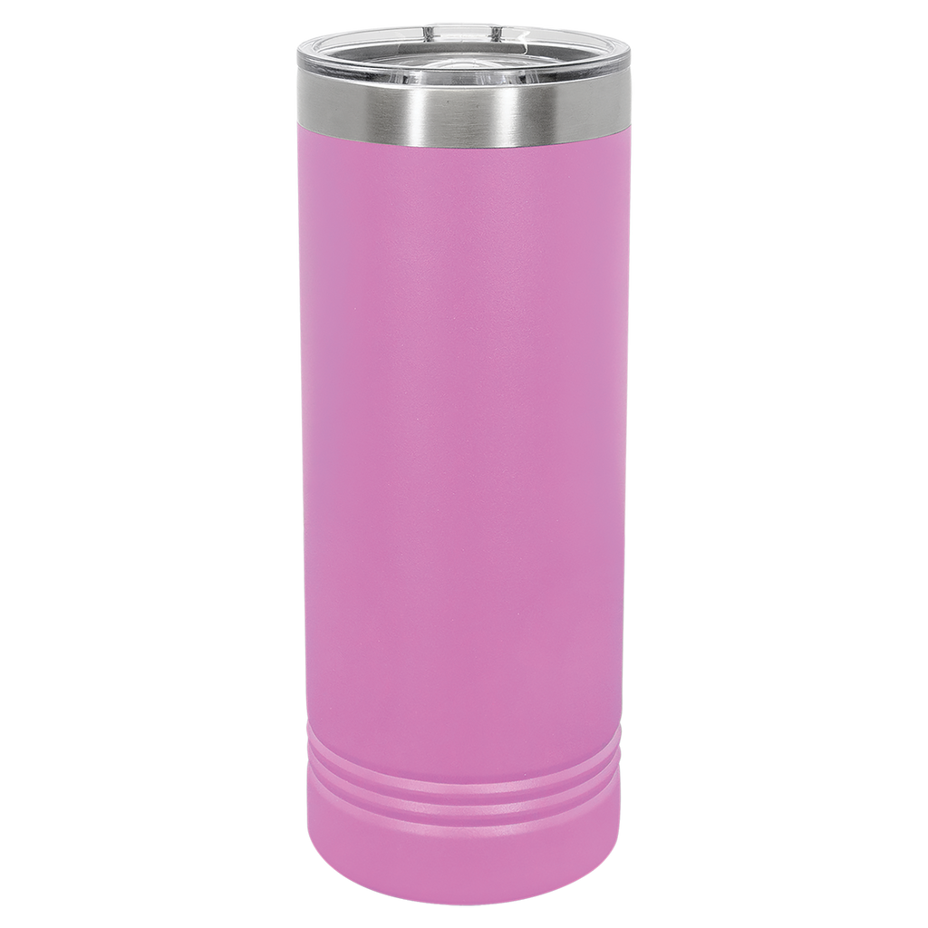 Light Purple 22 oz. Skinny Tumbler with Slider Lid blank-preview