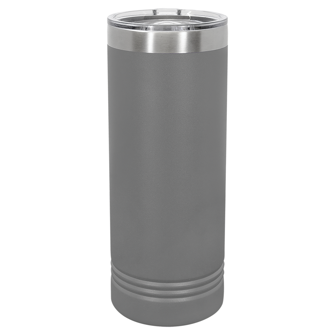 22 oz. Skinny Tumbler with Slider Lid – Dark Gray preview