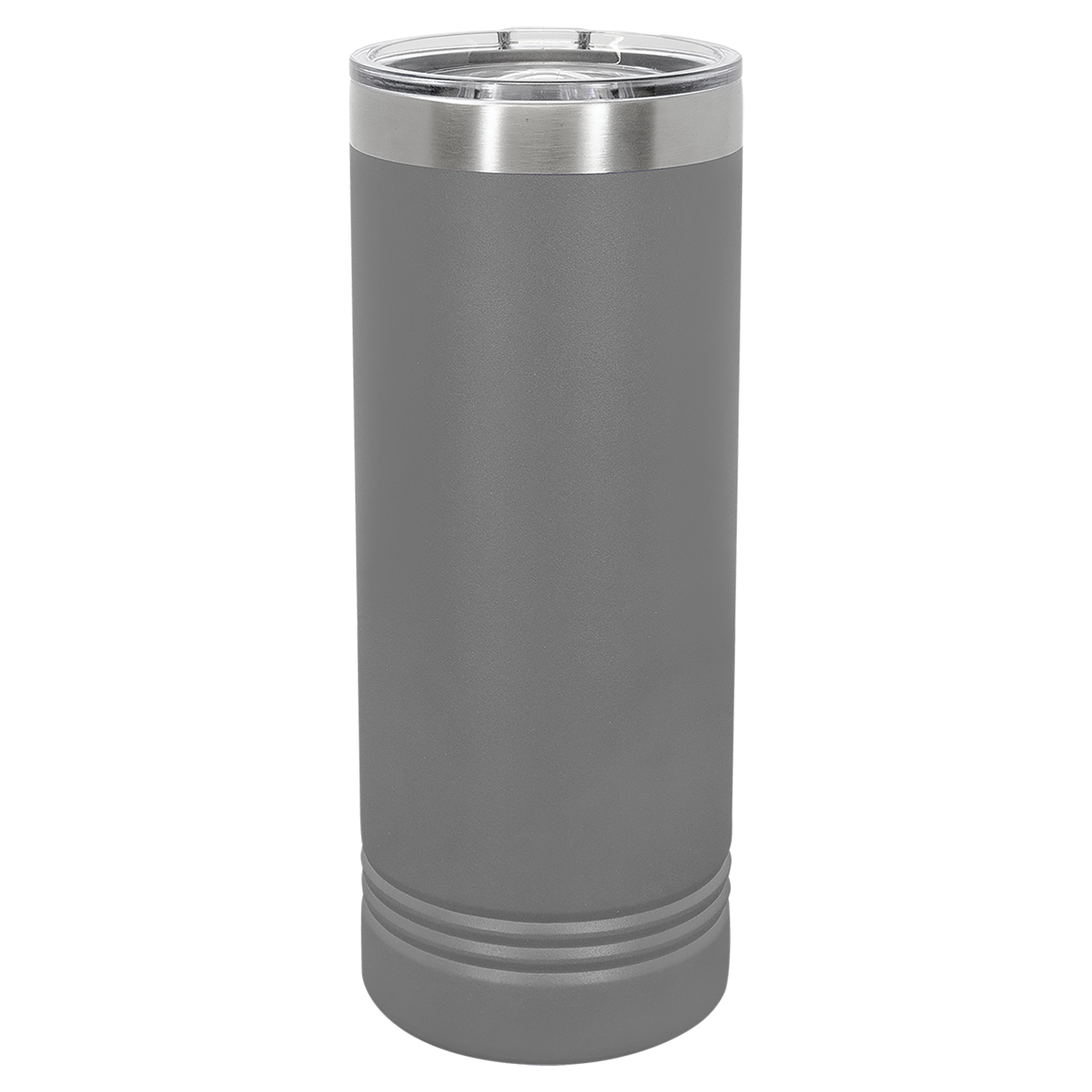 Dark Gray 22 oz. Skinny Tumbler with Slider Lid blank-preview