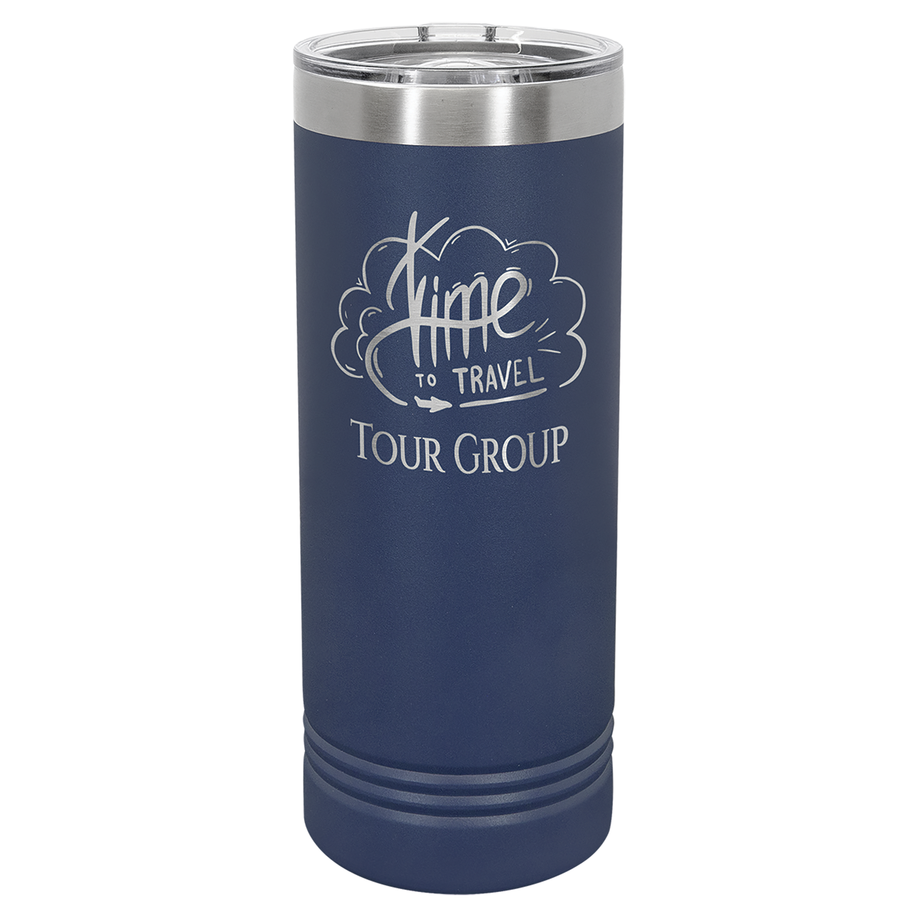 Navy Blue 22 oz. Skinny Tumbler with Slider Lid