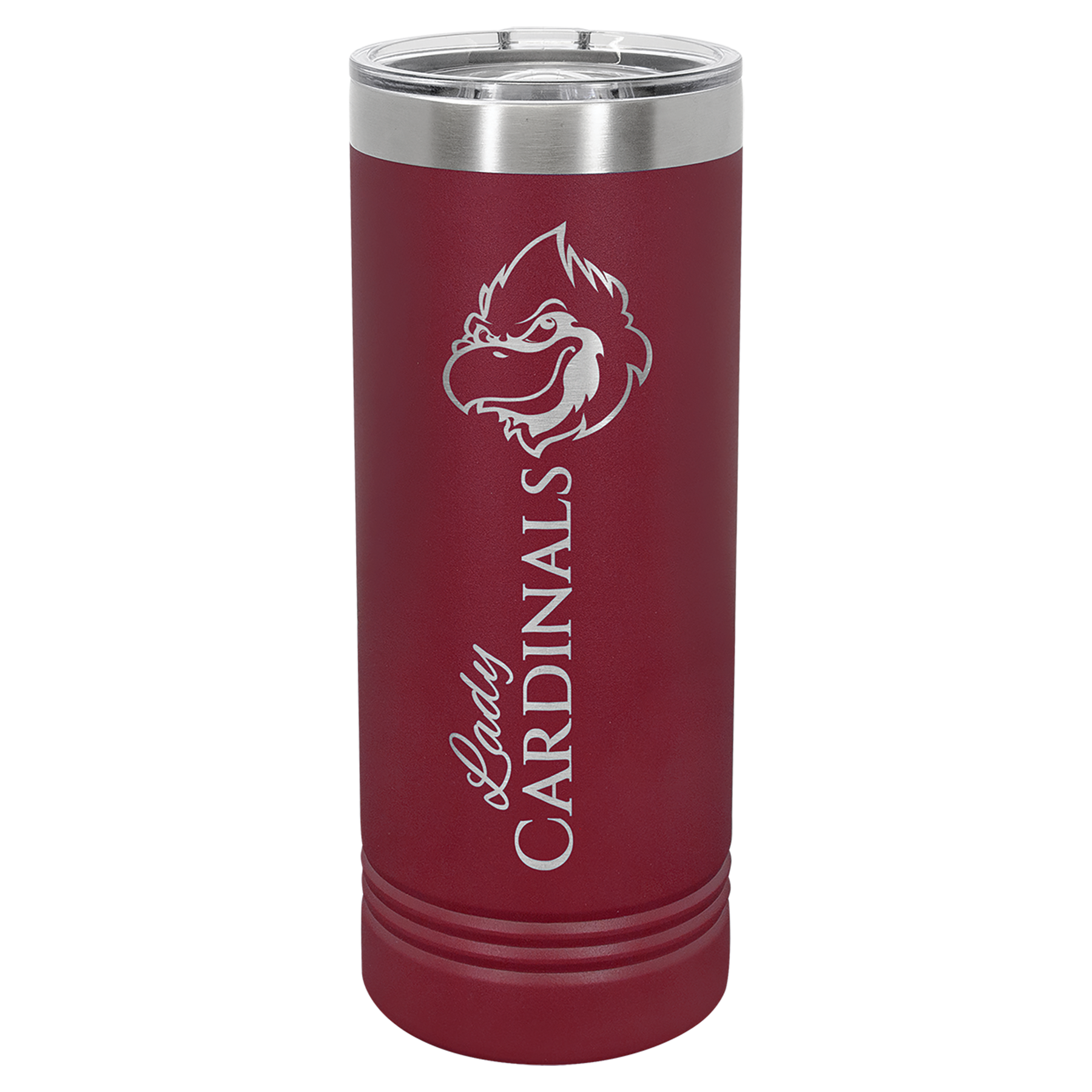 Maroon 22 oz. Skinny Tumbler with Slider Lid