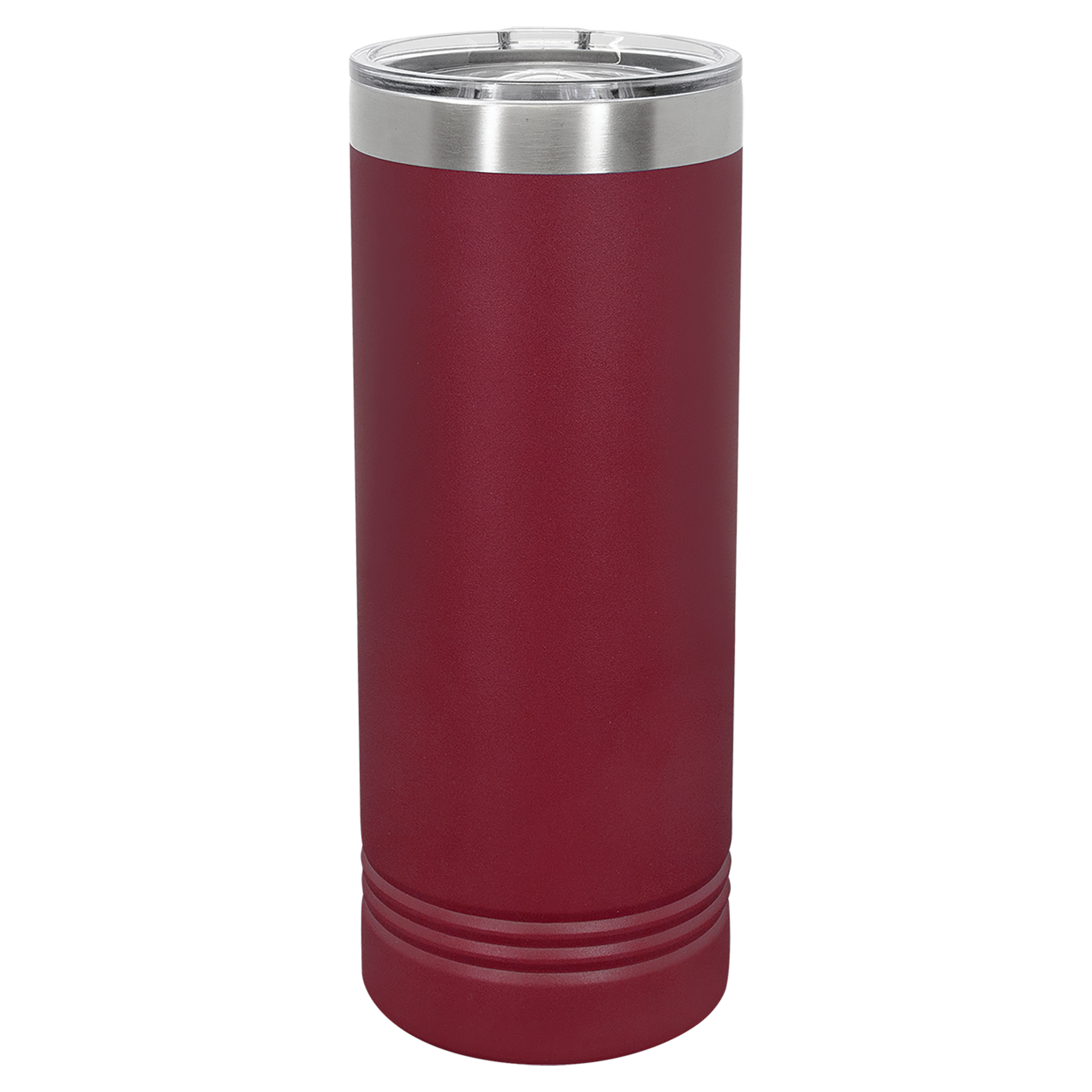 Maroon 22 oz. Skinny Tumbler with Slider Lid blank-preview