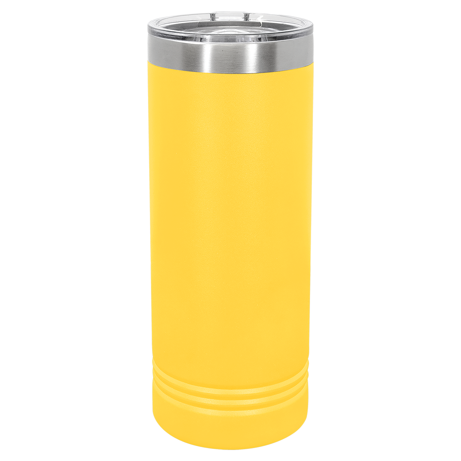 Yellow 22 oz. Skinny Tumbler with Slider Lid blank-preview