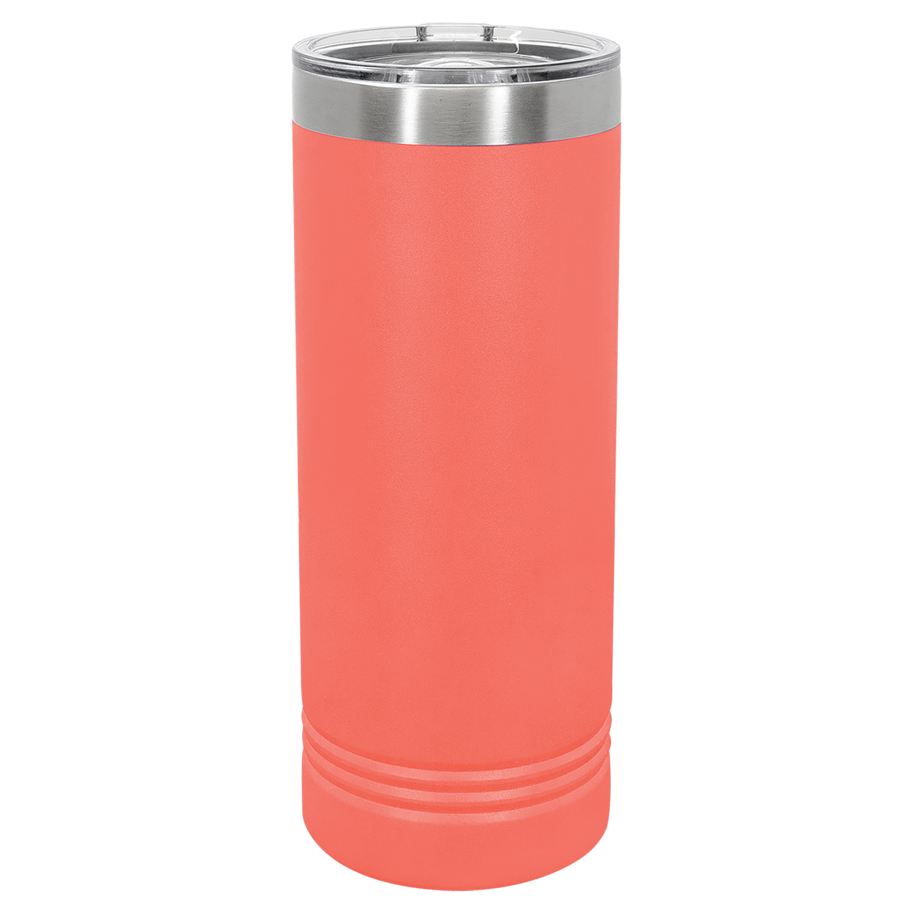 Coral 22 oz. Skinny Tumbler with Slider Lid blank-preview