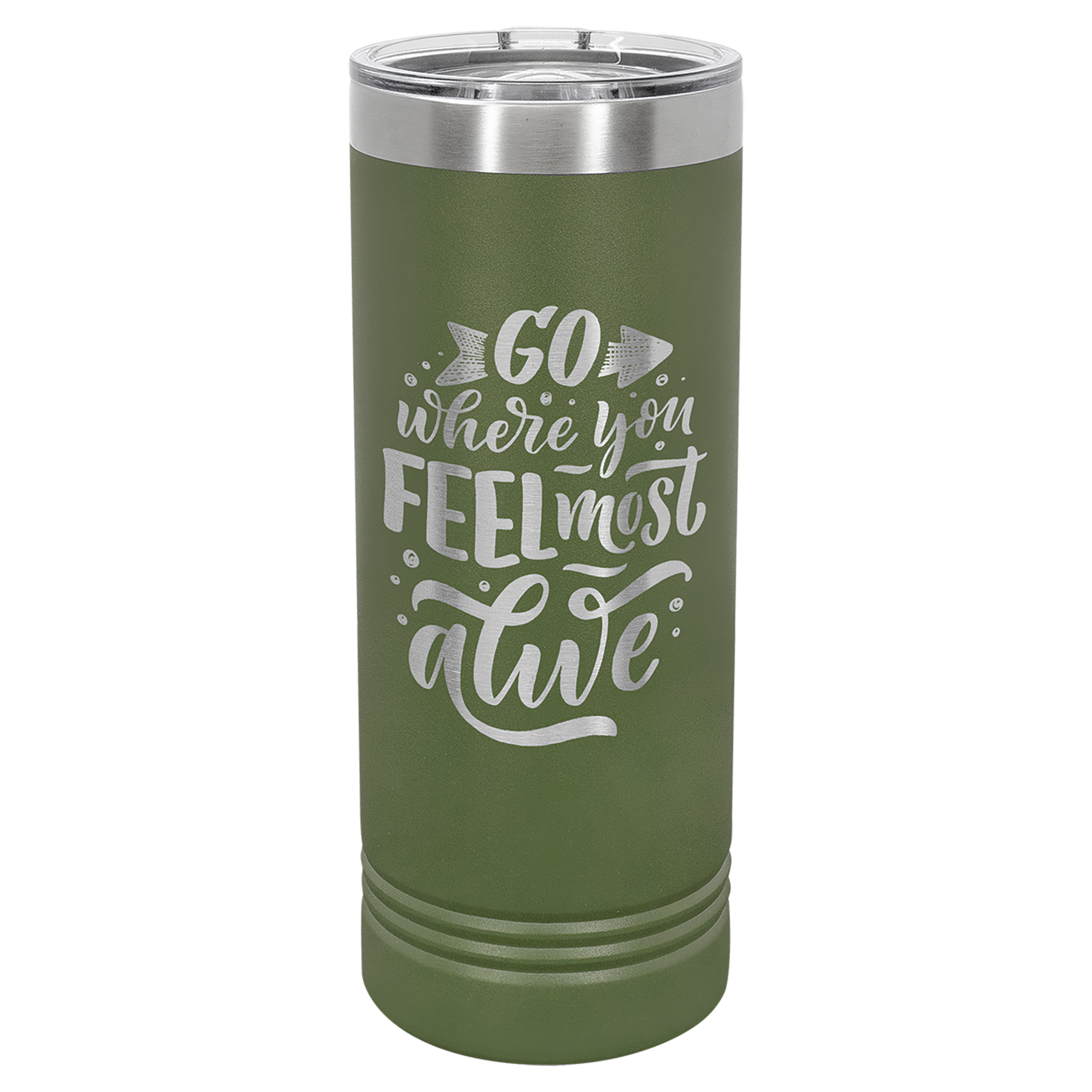 Olive Green 22 oz. Skinny Tumbler