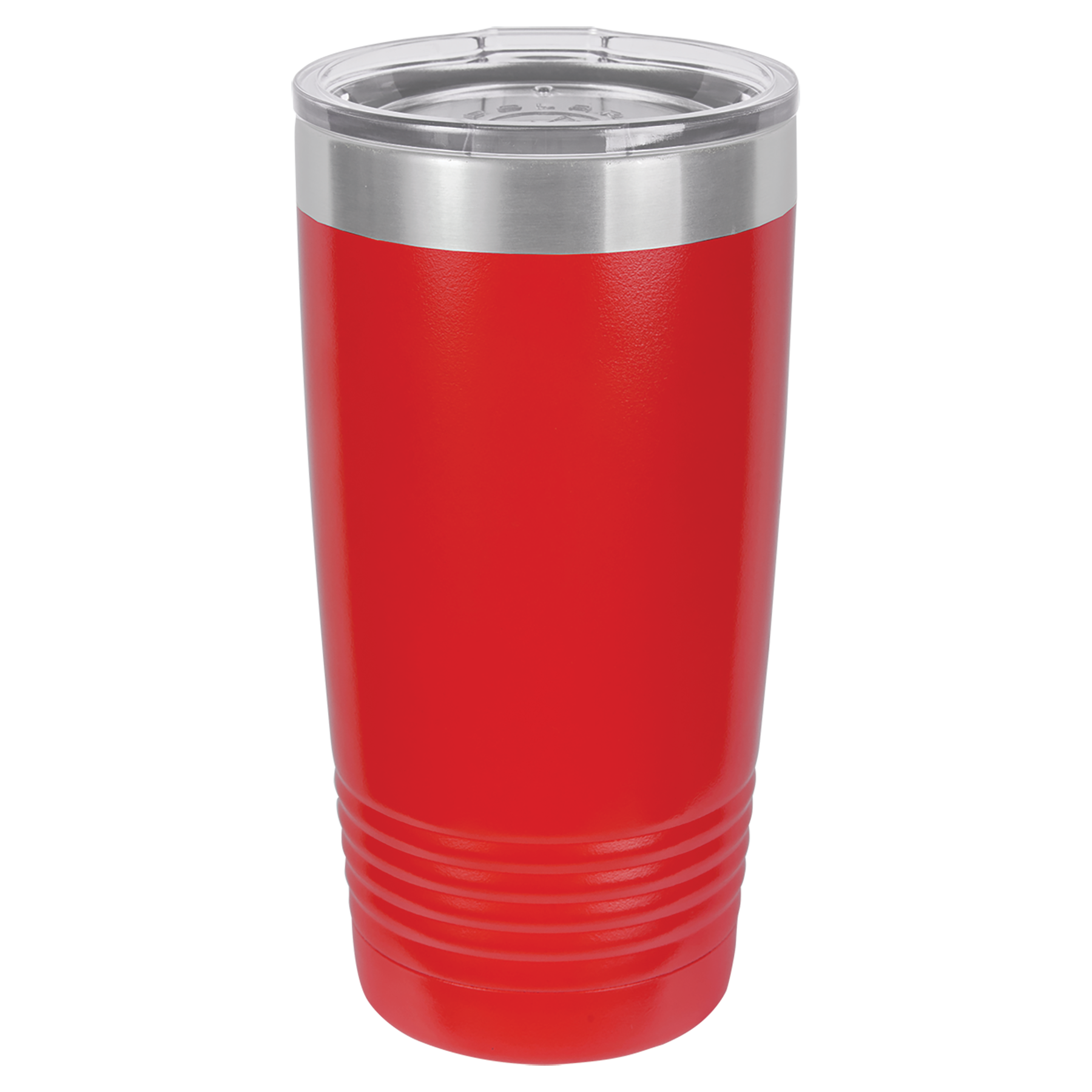 Red 20 oz. Ringneck Tumbler with Clear Lid blank-preview