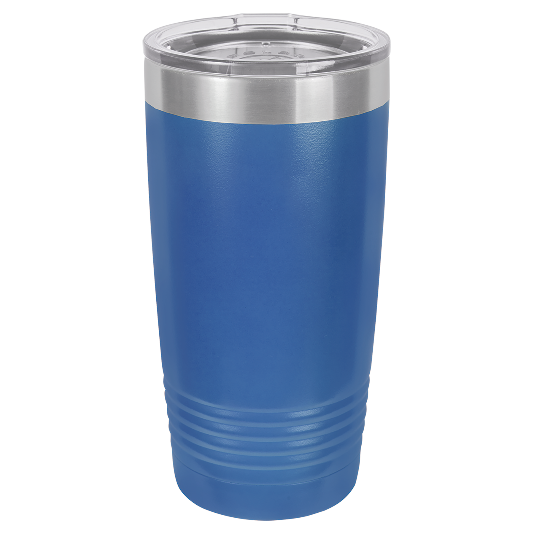 Royal Blue 20 oz. Ringneck Tumbler with Clear Lid blank-preview