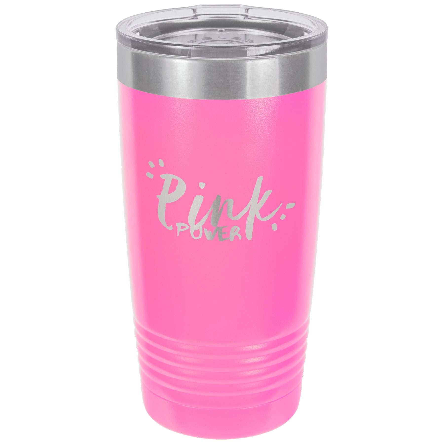 Pink 20 oz. Ringneck Tumbler with Clear Lid