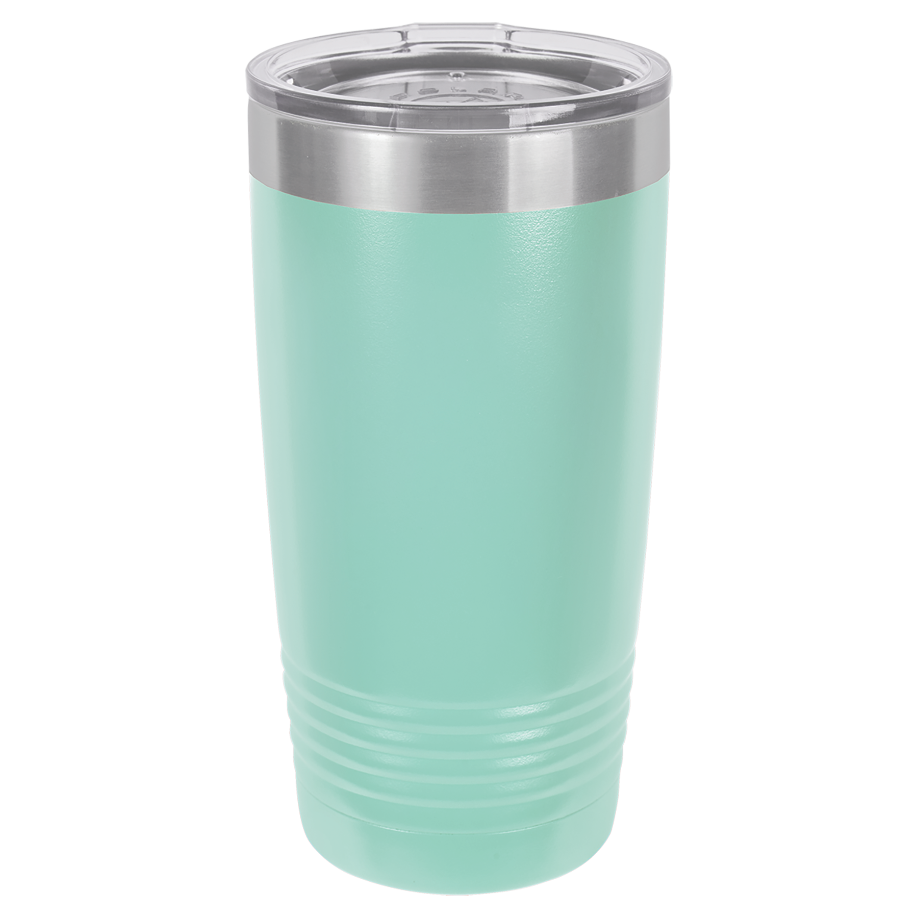 Teal 20 oz. Ringneck Tumbler with Clear Lid blank-preview
