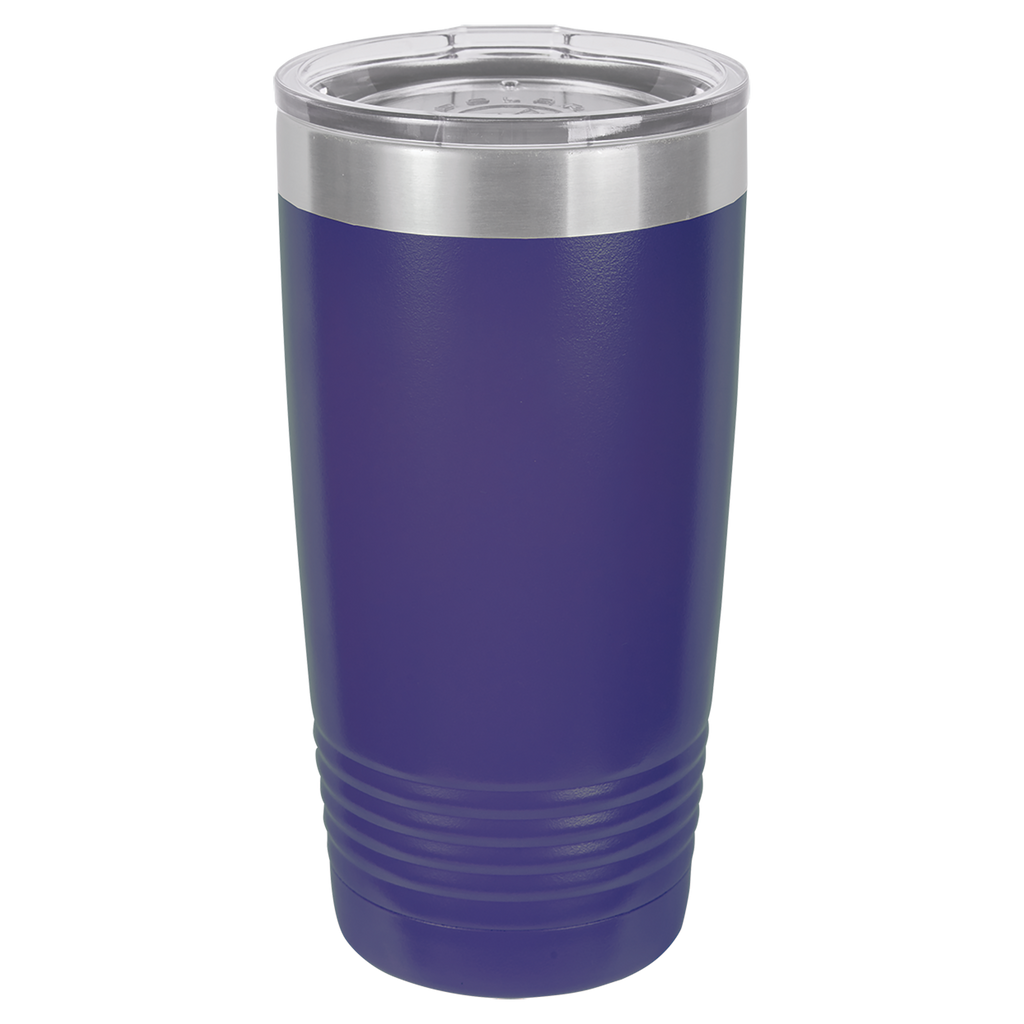 Purple 20 oz. Ringneck Tumbler with Clear Lid blank-preview