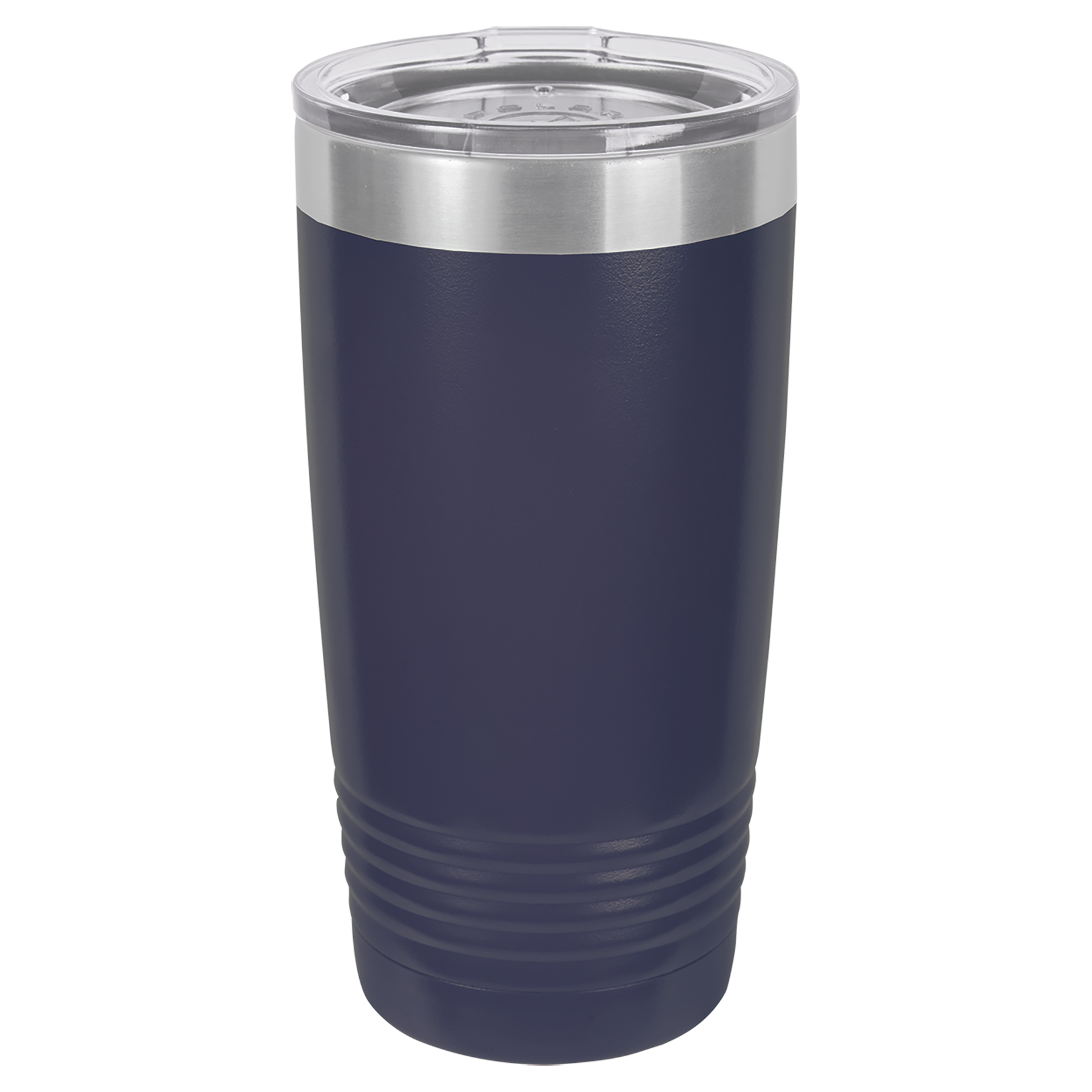 Navy Blue 20 oz. Ringneck Tumbler with Clear Lid blank-preview