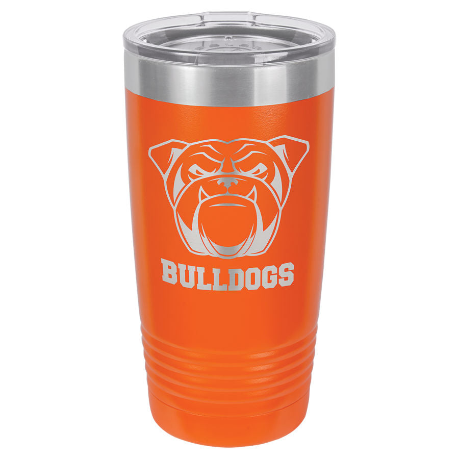 Orange 20 oz. Ringneck Tumbler with Clear Lid