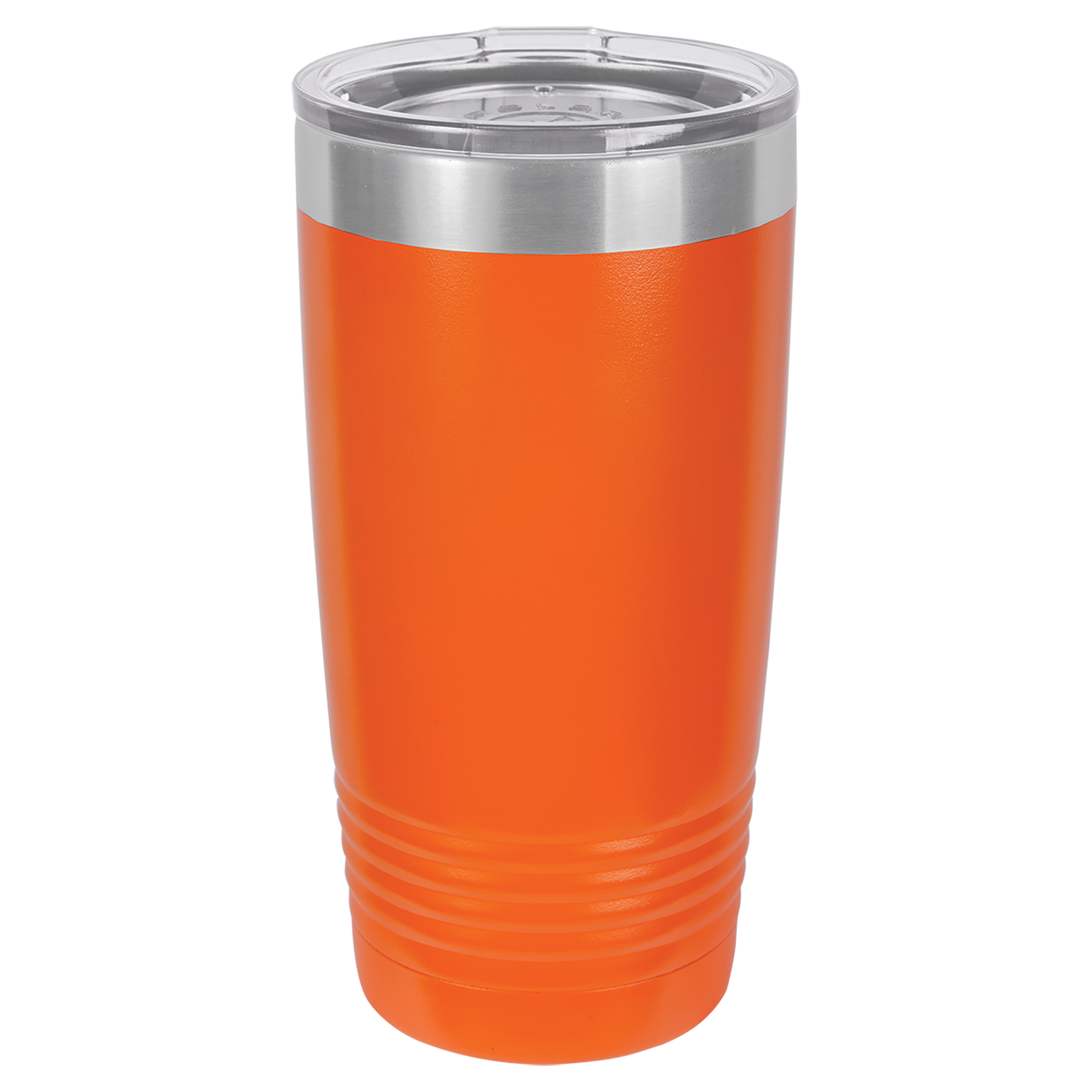 Orange 20 oz. Ringneck Tumbler with Clear Lid blank-preview