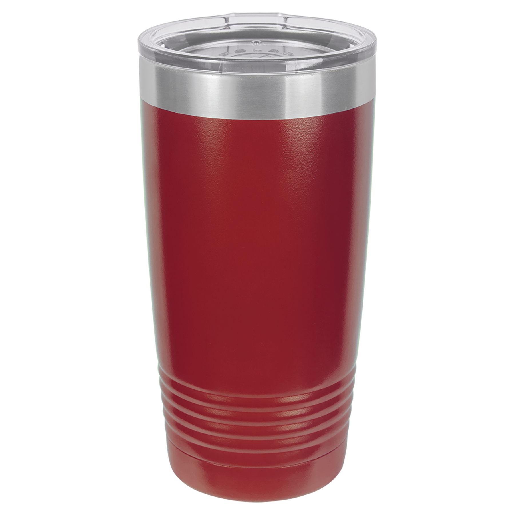 Maroon 20 oz. Ringneck Tumbler with Clear Lid blank-preview