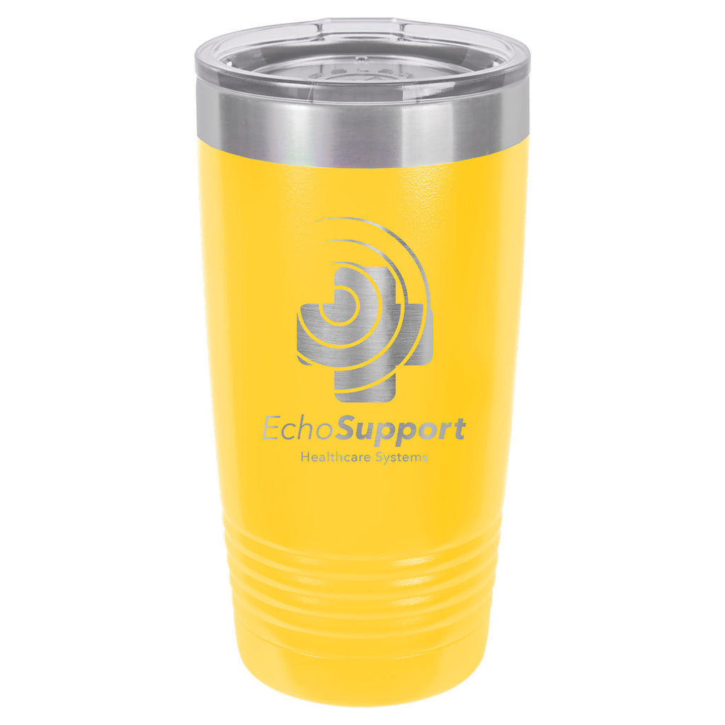 Yellow 20 oz. Ringneck Tumbler with Clear Lid