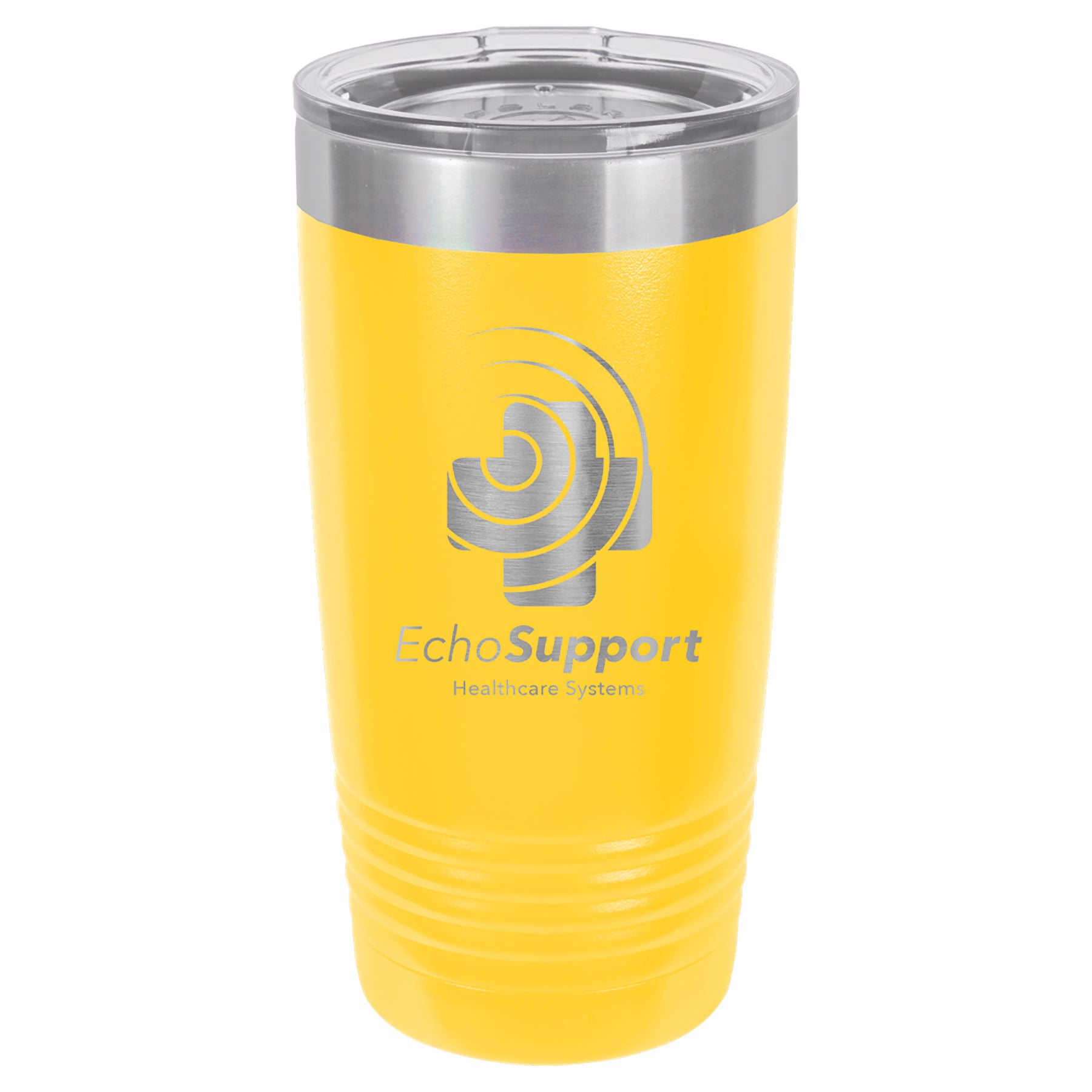 Yellow 20 oz. Ringneck Tumbler with Clear Lid