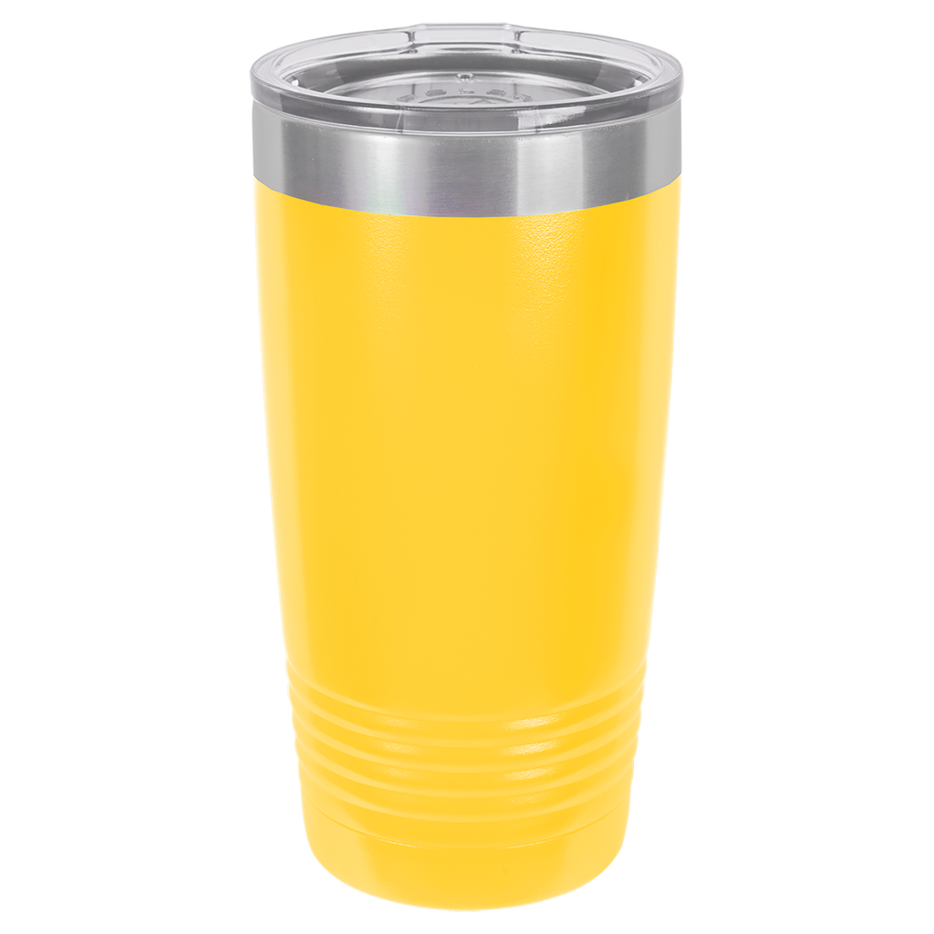 Yellow 20 oz. Ringneck Tumbler with Clear Lid blank-preview