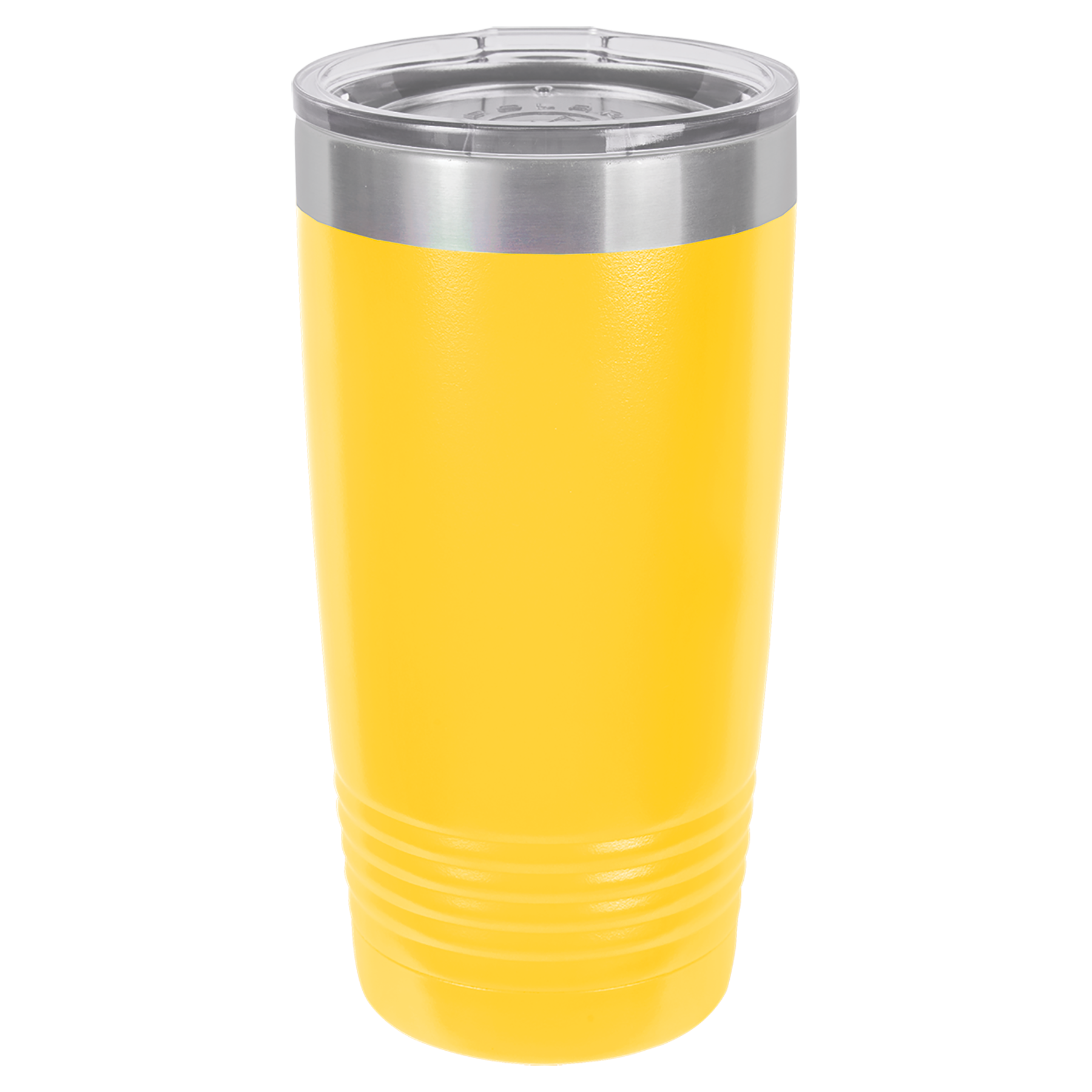 Yellow 20 oz. Ringneck Tumbler with Clear Lid blank-preview