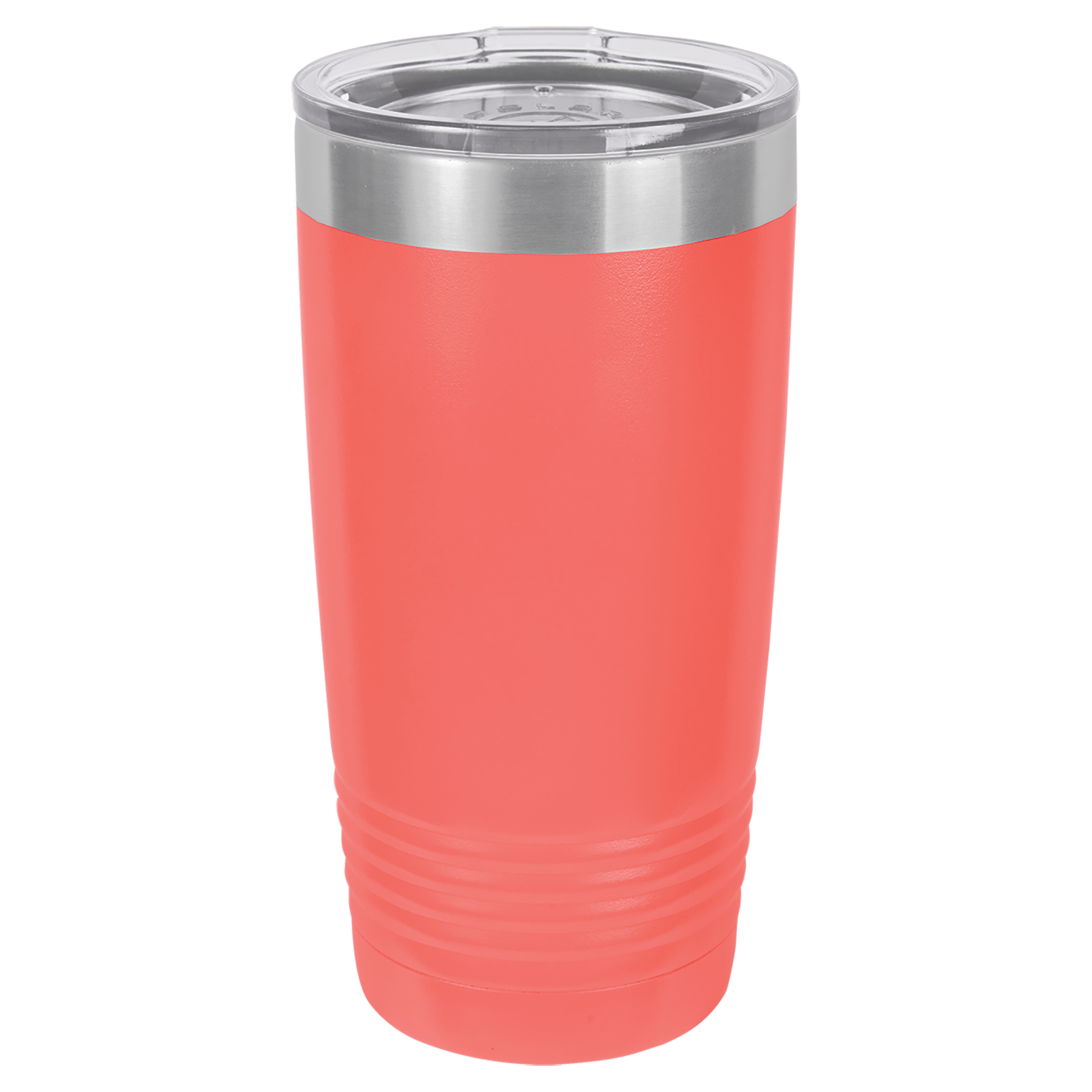 Coral 20 oz. Ringneck Tumbler with Clear Lid blank-preview