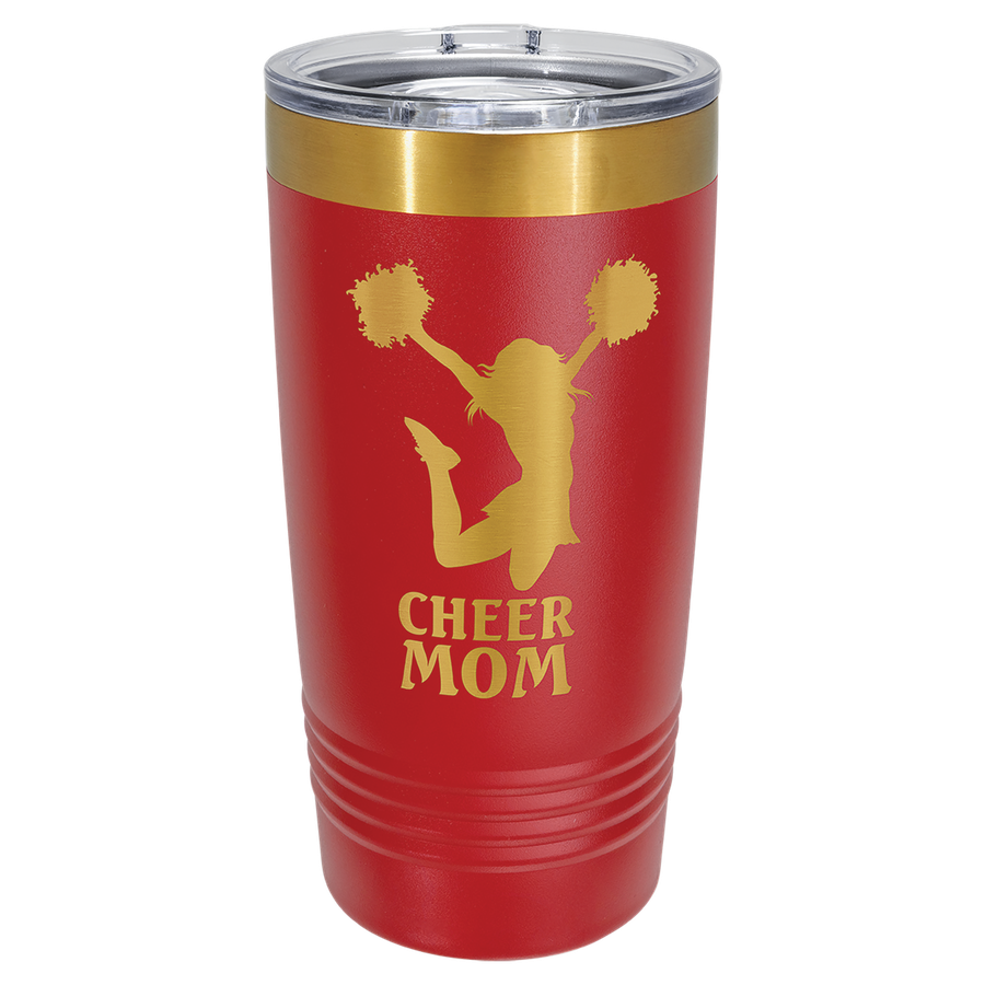 Red/Bright Gold Ion 20 oz Tumbler