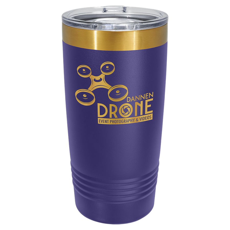 Purple/Bright Gold Ion 20 oz Tumbler