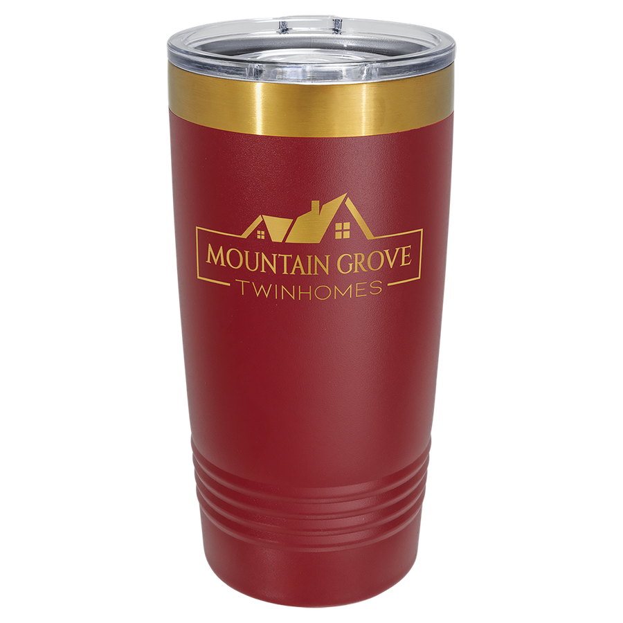 Maroon/Bright Gold Ion 20 oz Tumbler