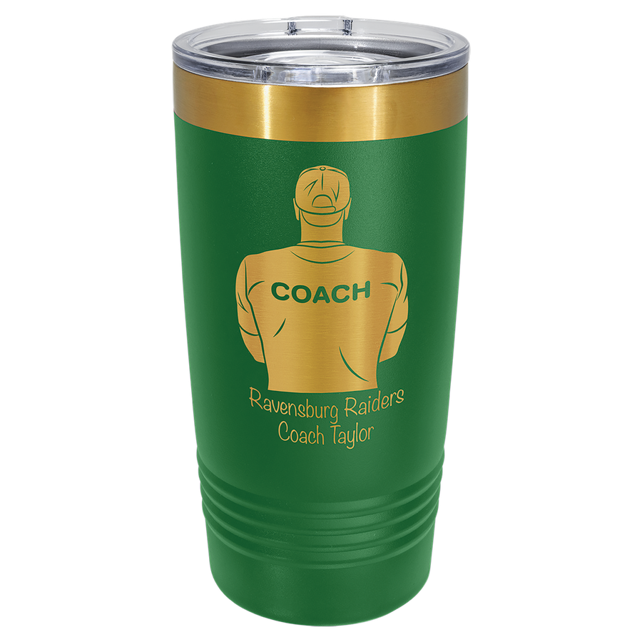 Green/Bright Gold Ion 20 oz Tumbler