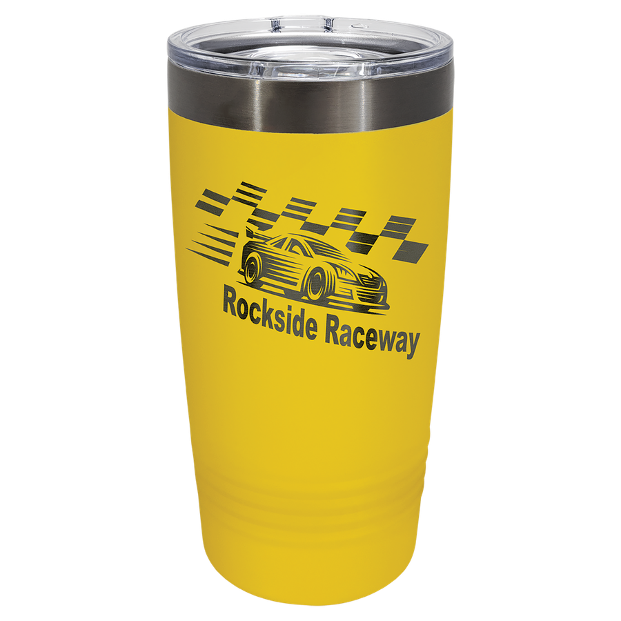 Yellow/Ghost Black 20 oz Tumbler