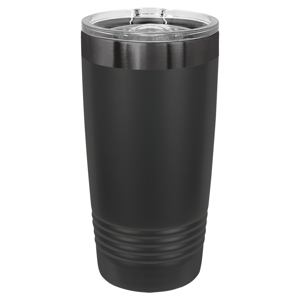 20 oz. Black/Ghost Black ION-Plated Ringneck Tumbler with Slider Lid blank-preview
