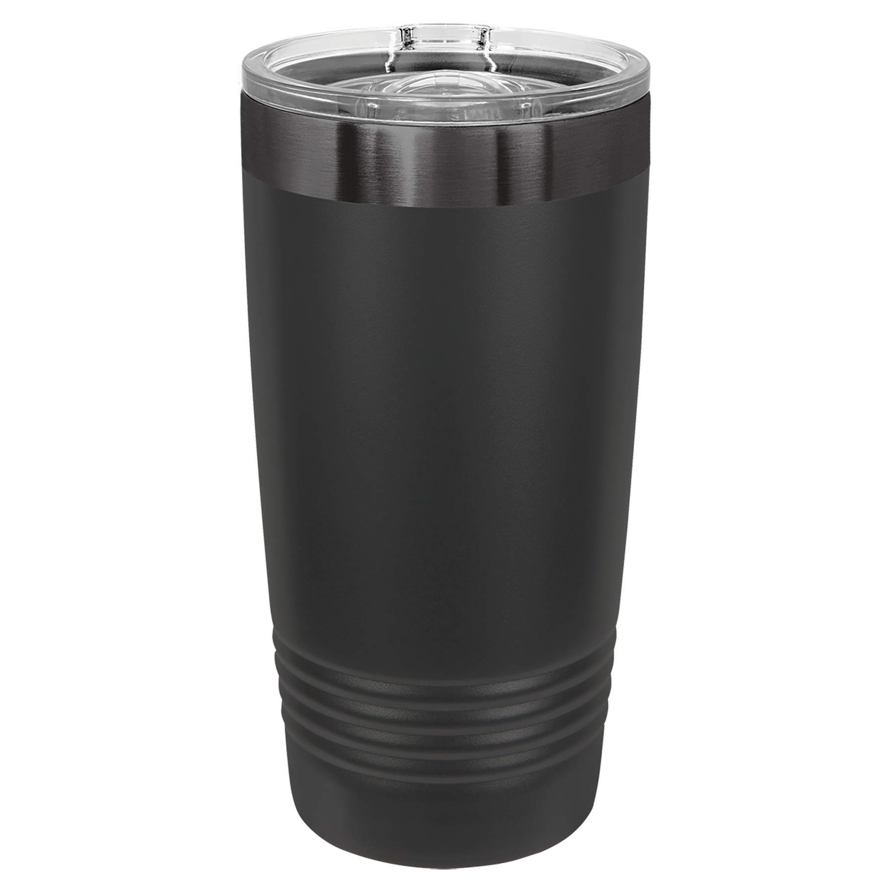 20 oz. Black/Ghost Black ION-Plated Ringneck Tumbler with Slider Lid blank-preview