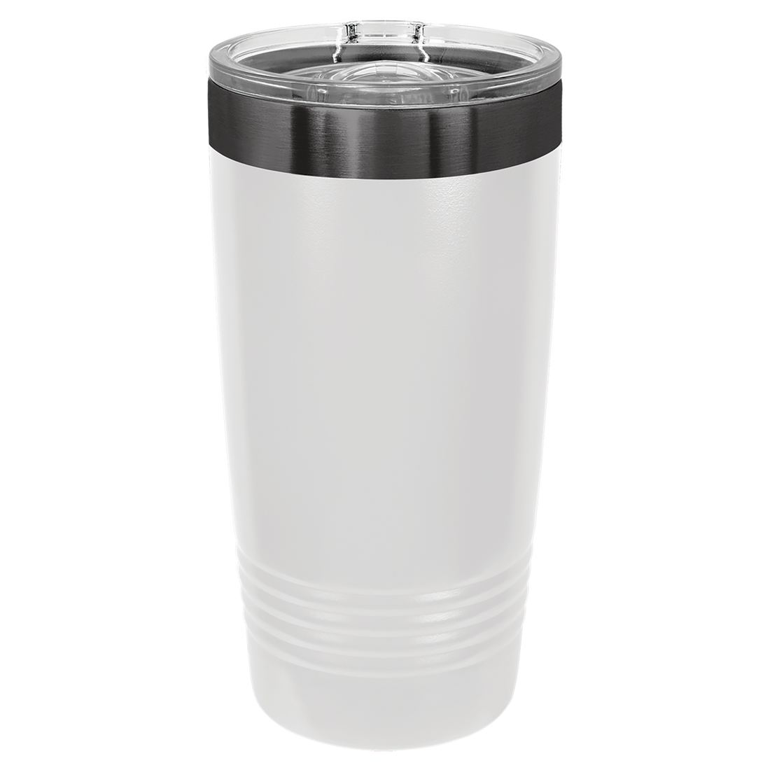 20 oz. ION-Plated Ringneck Tumbler with Slider Lid – White (Ghost) preview