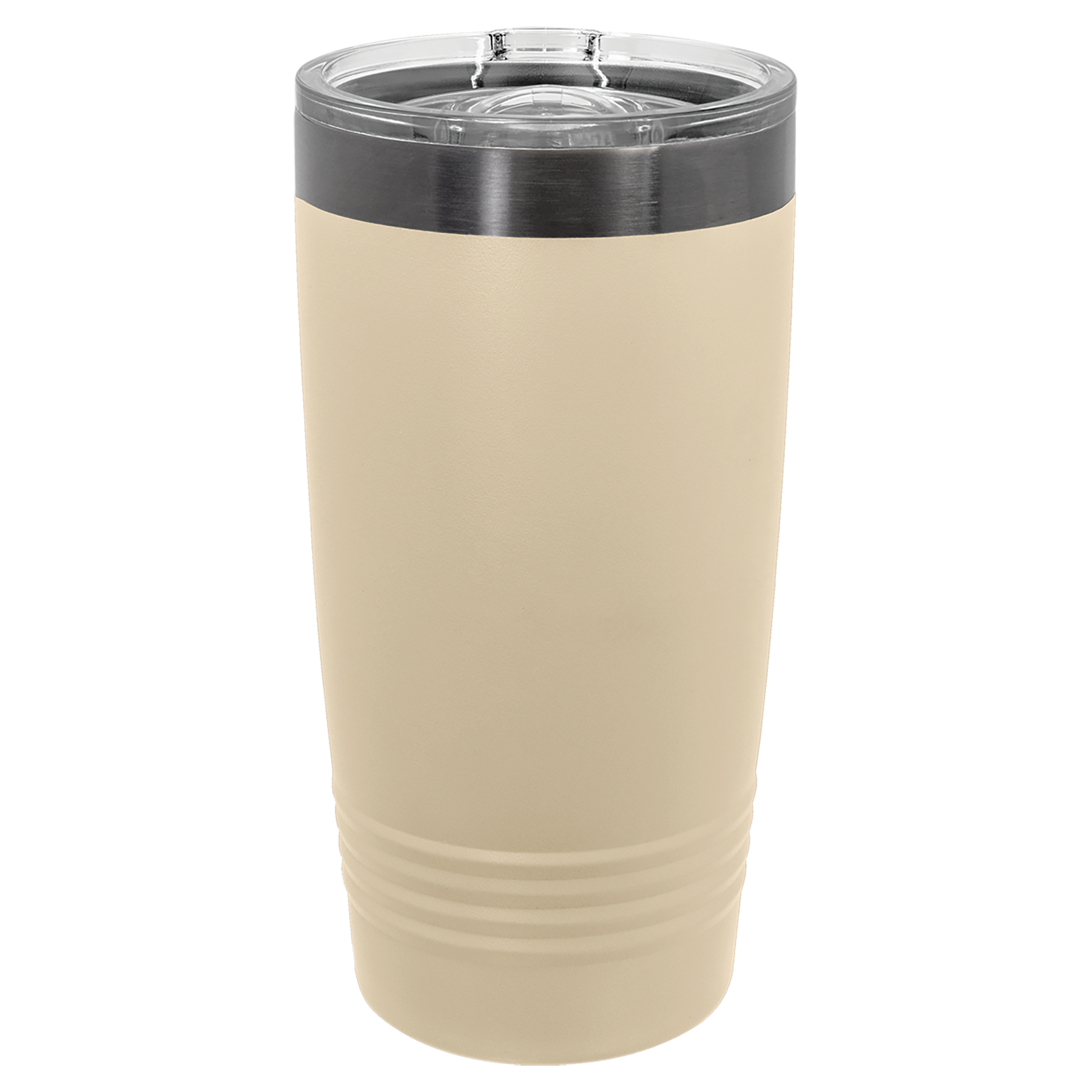 20 oz. Warm Sand/Ghost Black ION-Plated Tumbler with Slider Lid blank-preview