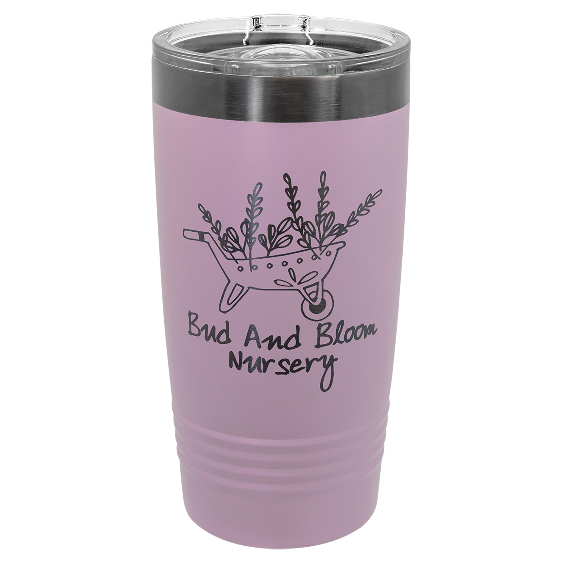 20 oz. Moody Lilac/Ghost Black ION-Plated Tumbler with Slider Lid