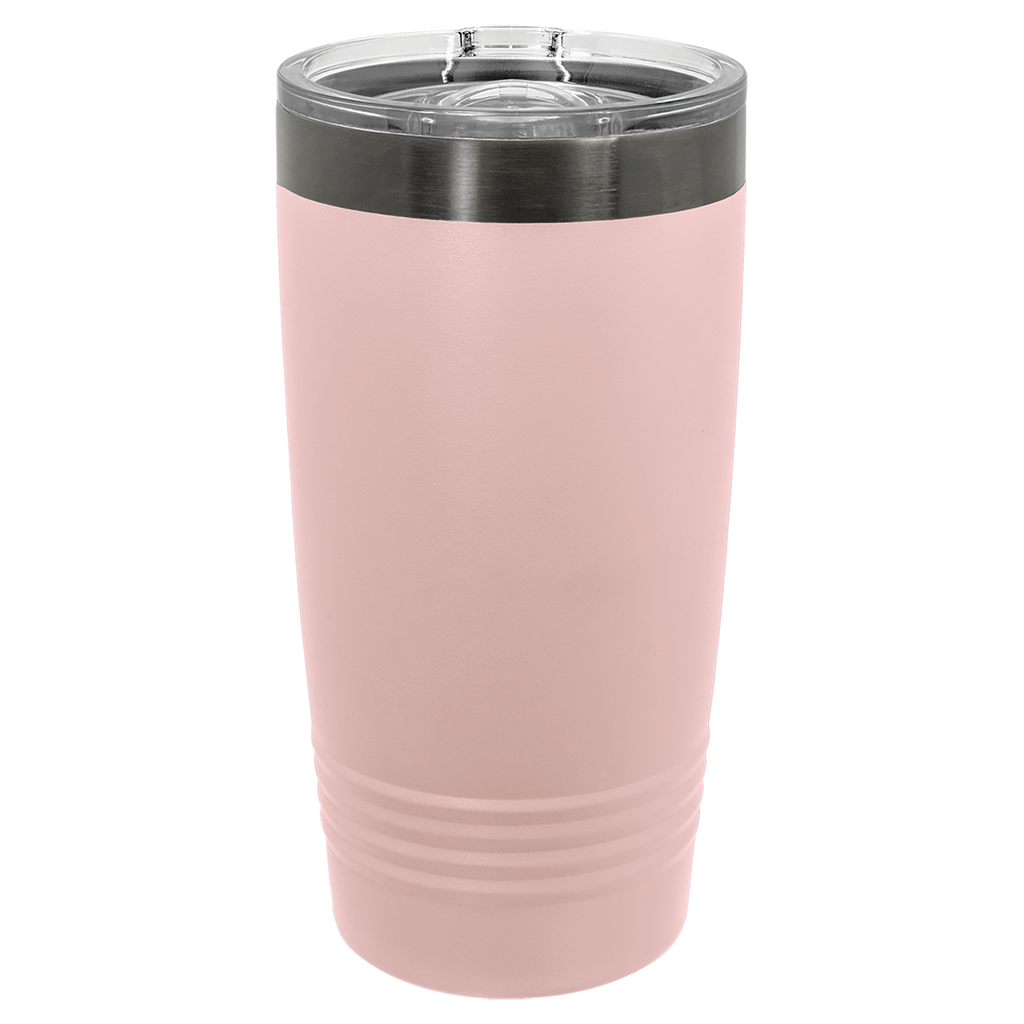 20 oz. Blush/Ghost Black ION-Plated Ringneck Tumbler with Slider Lid blank-preview