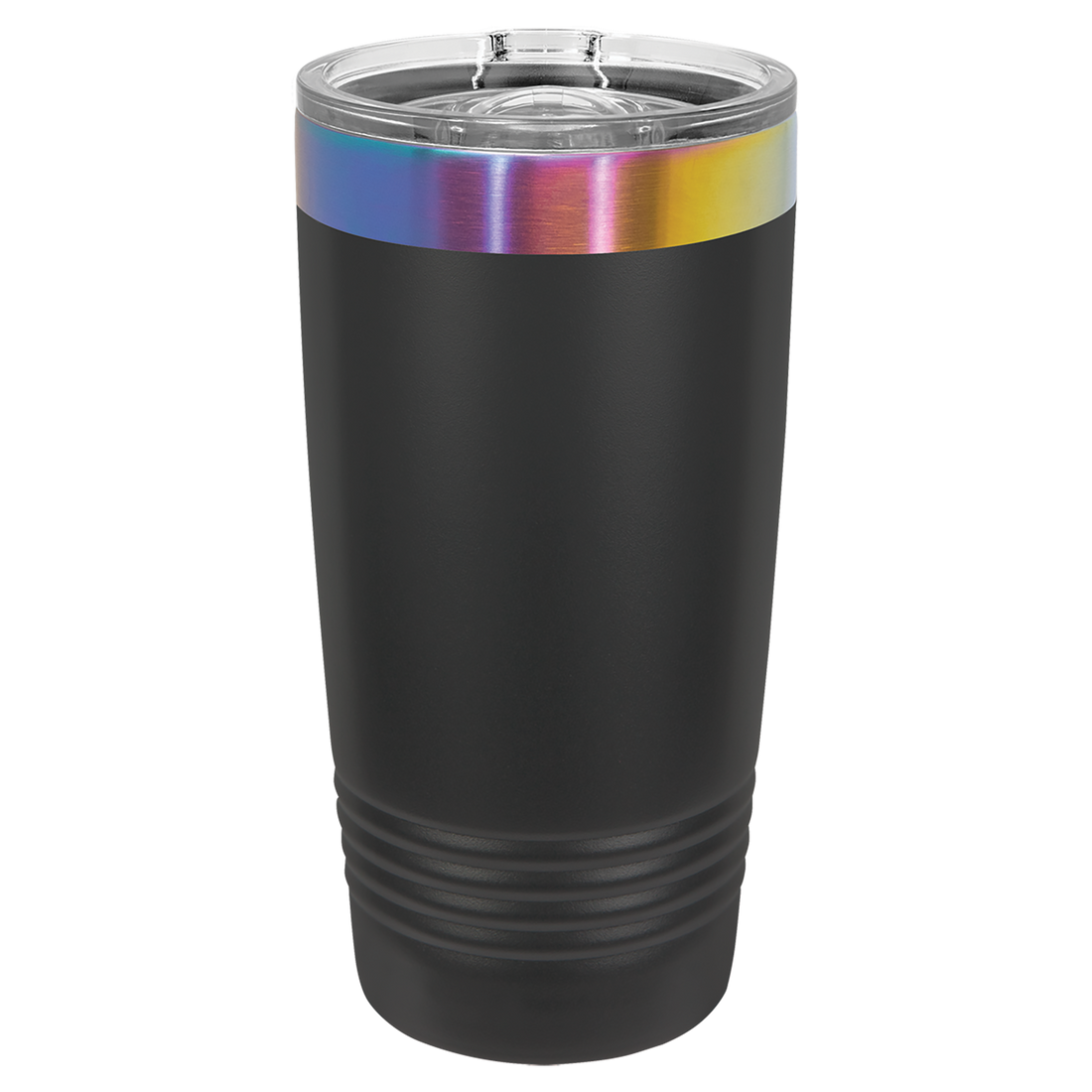 20 oz. ION-Plated Ringneck Tumbler with Slider Lid – Black (Prism) preview