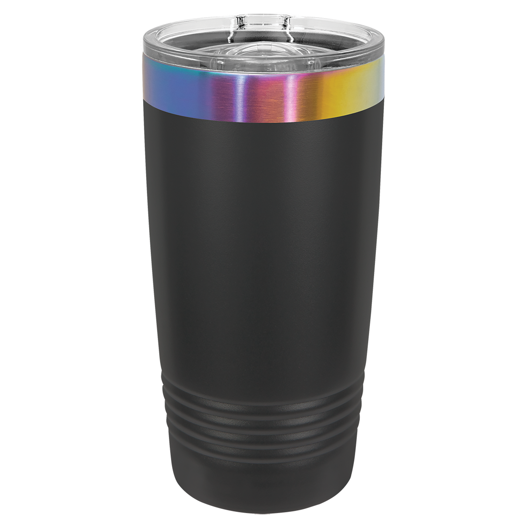 20 oz. Black/Prism ION-Plated Ringneck Tumbler with Slider Lid blank-preview
