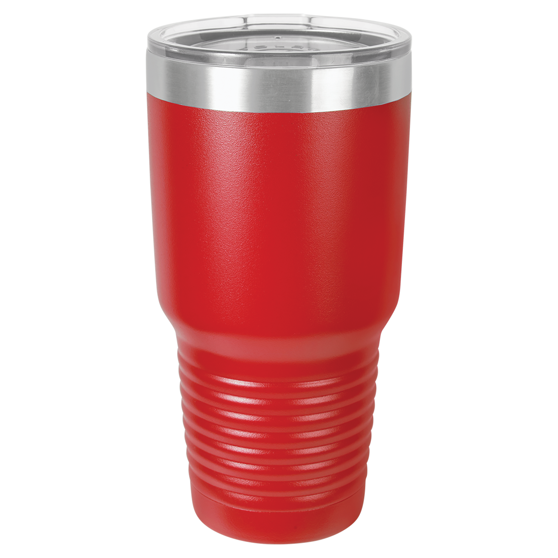 Red 30 oz. Ringneck Tumbler with Clear Lid blank-preview