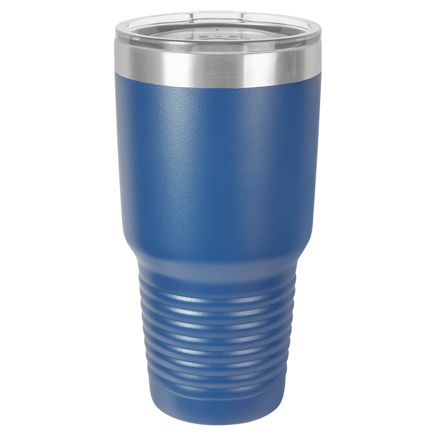 Royal Blue 30 oz. Ringneck Tumbler with Clear Lid blank-preview
