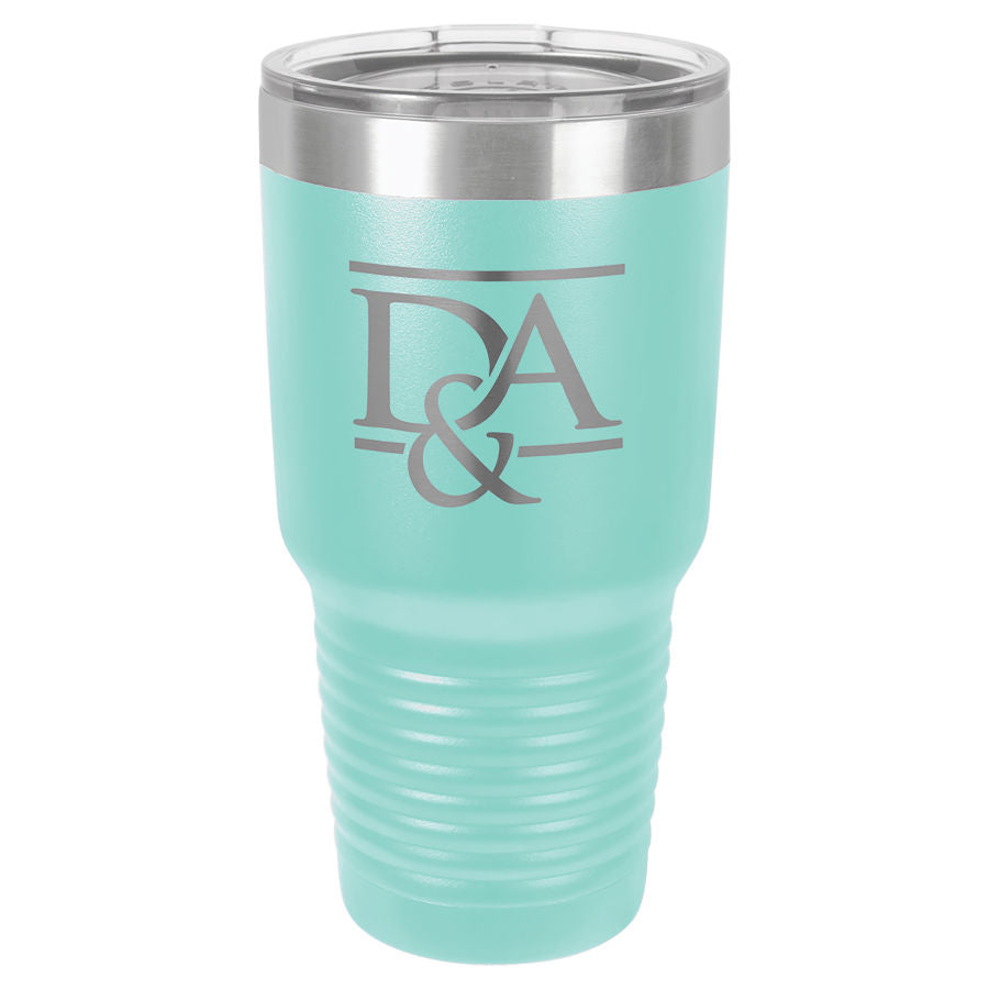 Teal 30 oz. Ringneck Tumbler with Clear Lid