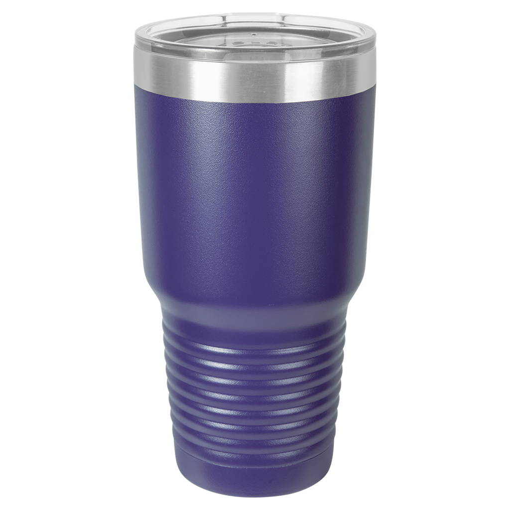 Purple 30 oz. Ringneck Tumbler with Clear Lid blank-preview
