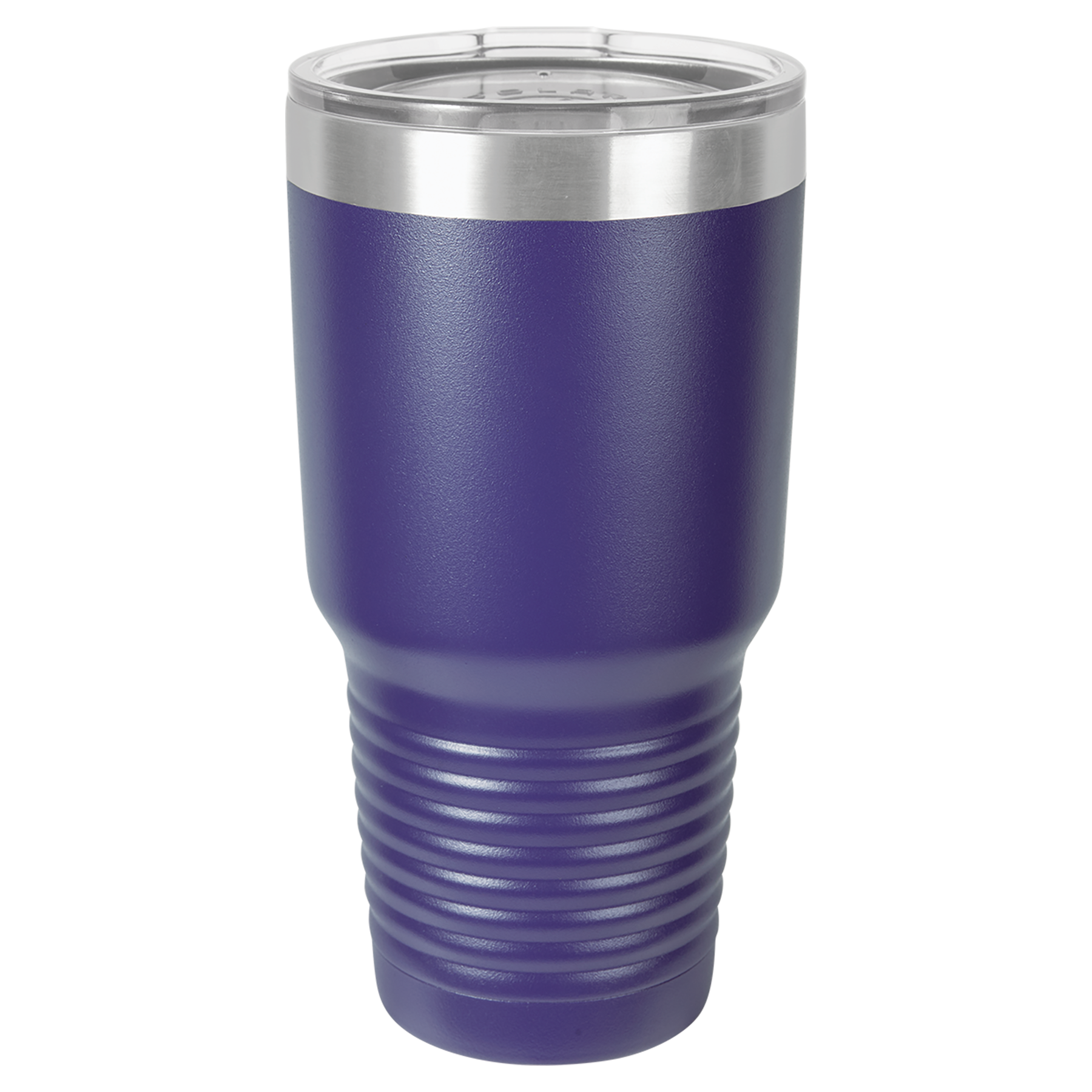 Purple 30 oz. Ringneck Tumbler with Clear Lid blank-preview