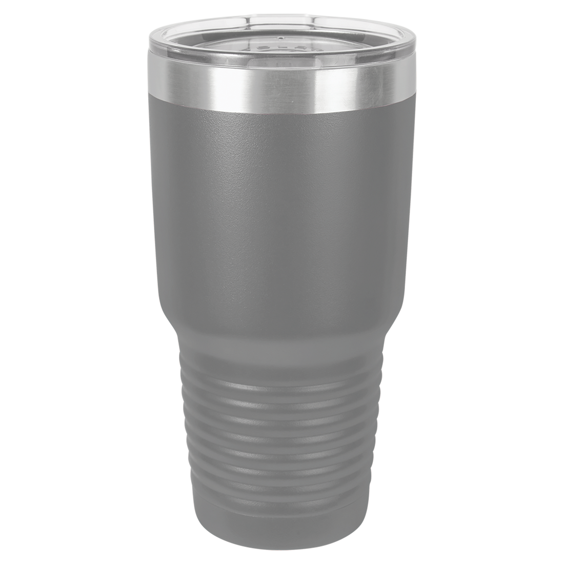 Dark Gray 30 oz. Ringneck Tumbler with Clear Lid preview
