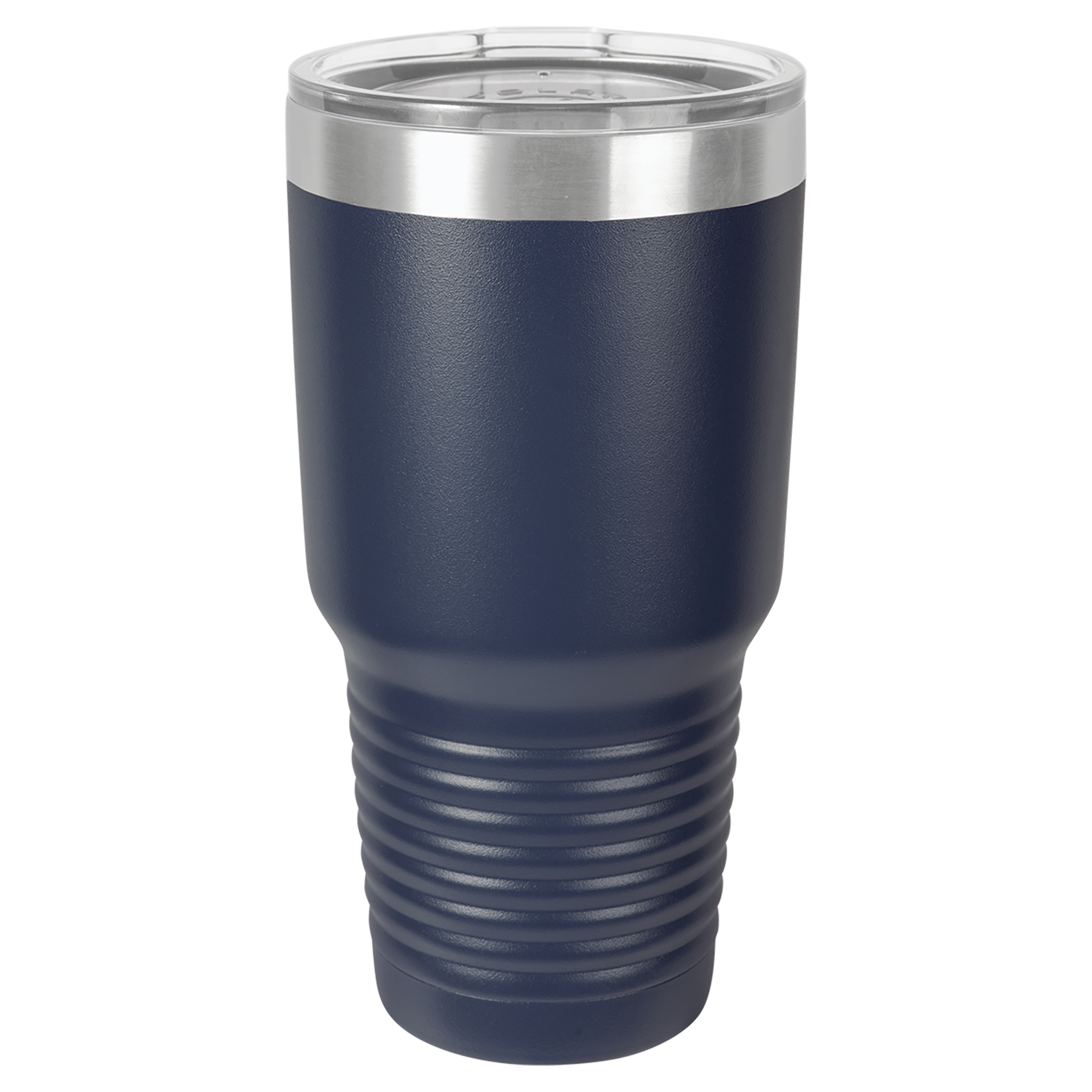 Navy Blue 30 oz. Ringneck Tumbler with Clear Lid blank-preview