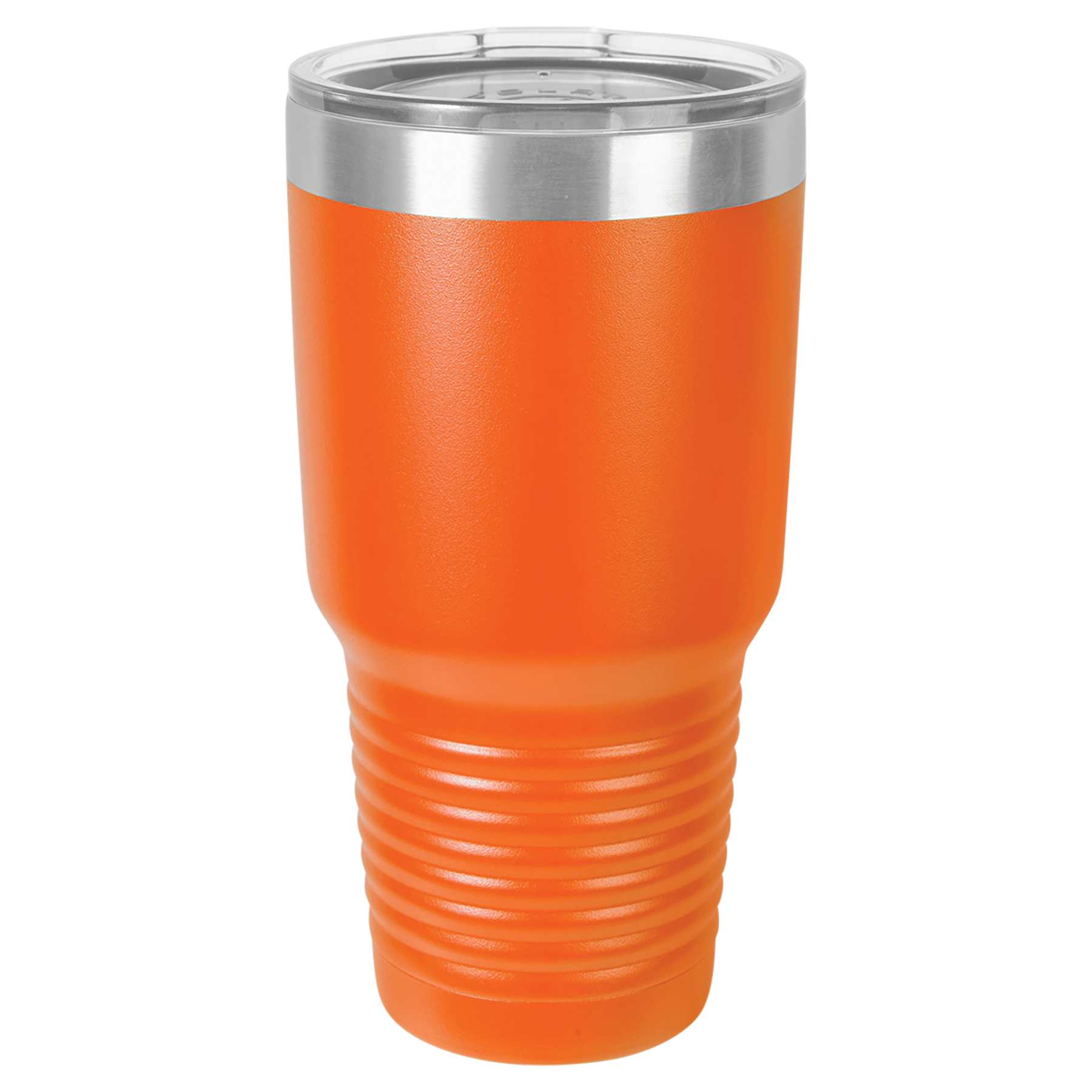 Orange 30 oz. Ringneck Tumbler with Clear Lid blank-preview
