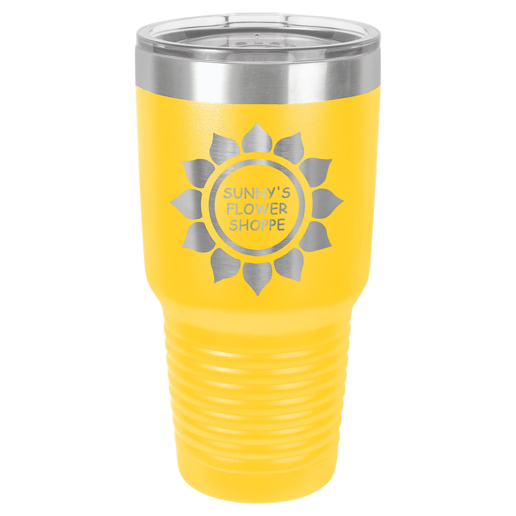 Yellow 30 oz. Ringneck Tumbler with Clear Lid