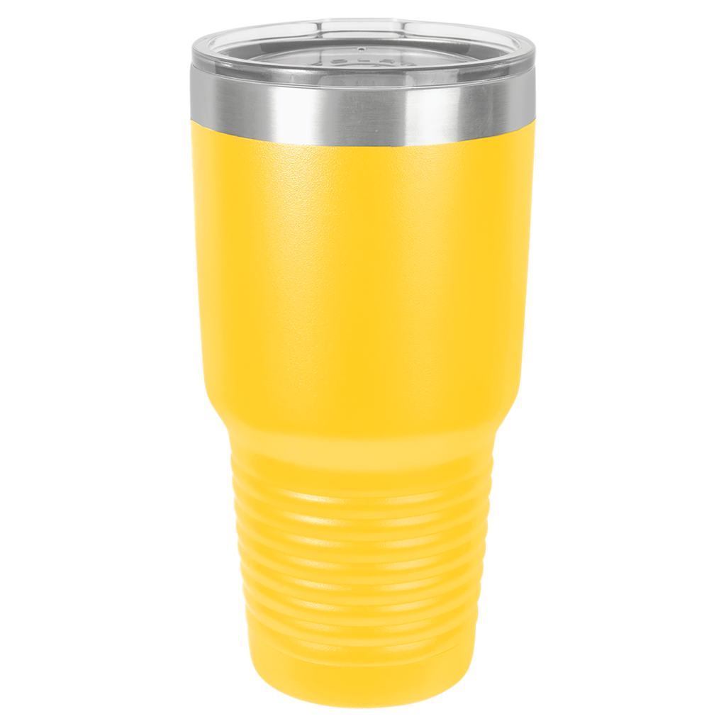 Yellow 30 oz. Ringneck Tumbler with Clear Lid blank-preview