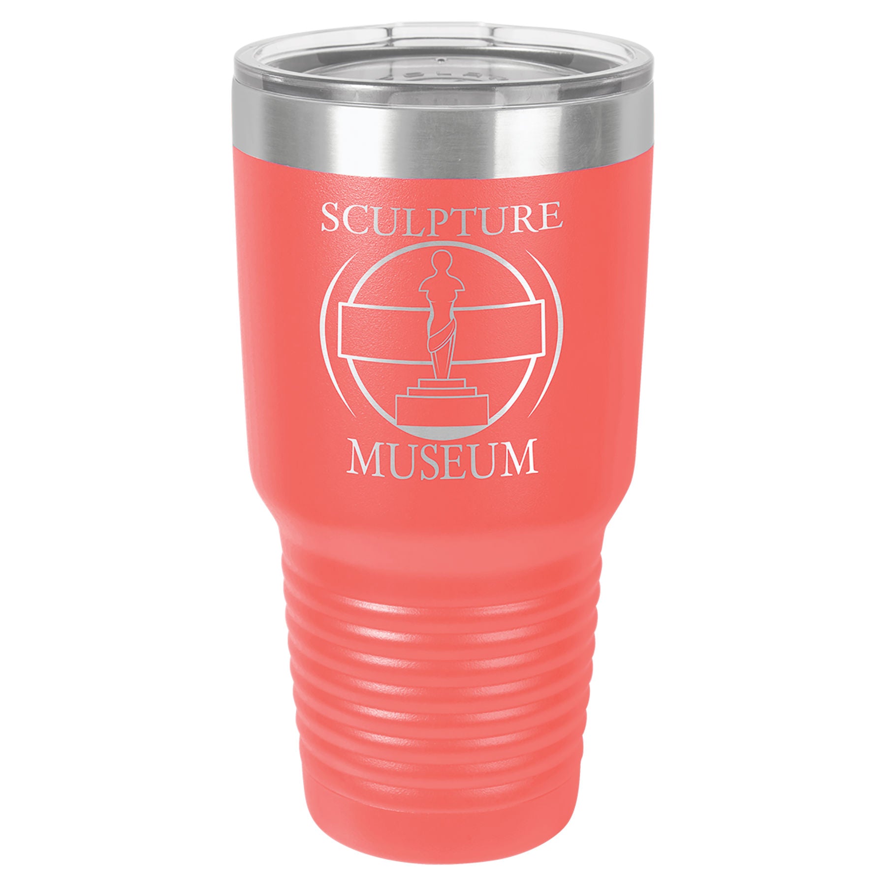 Coral 30 oz. Ringneck Tumbler with Clear Lid