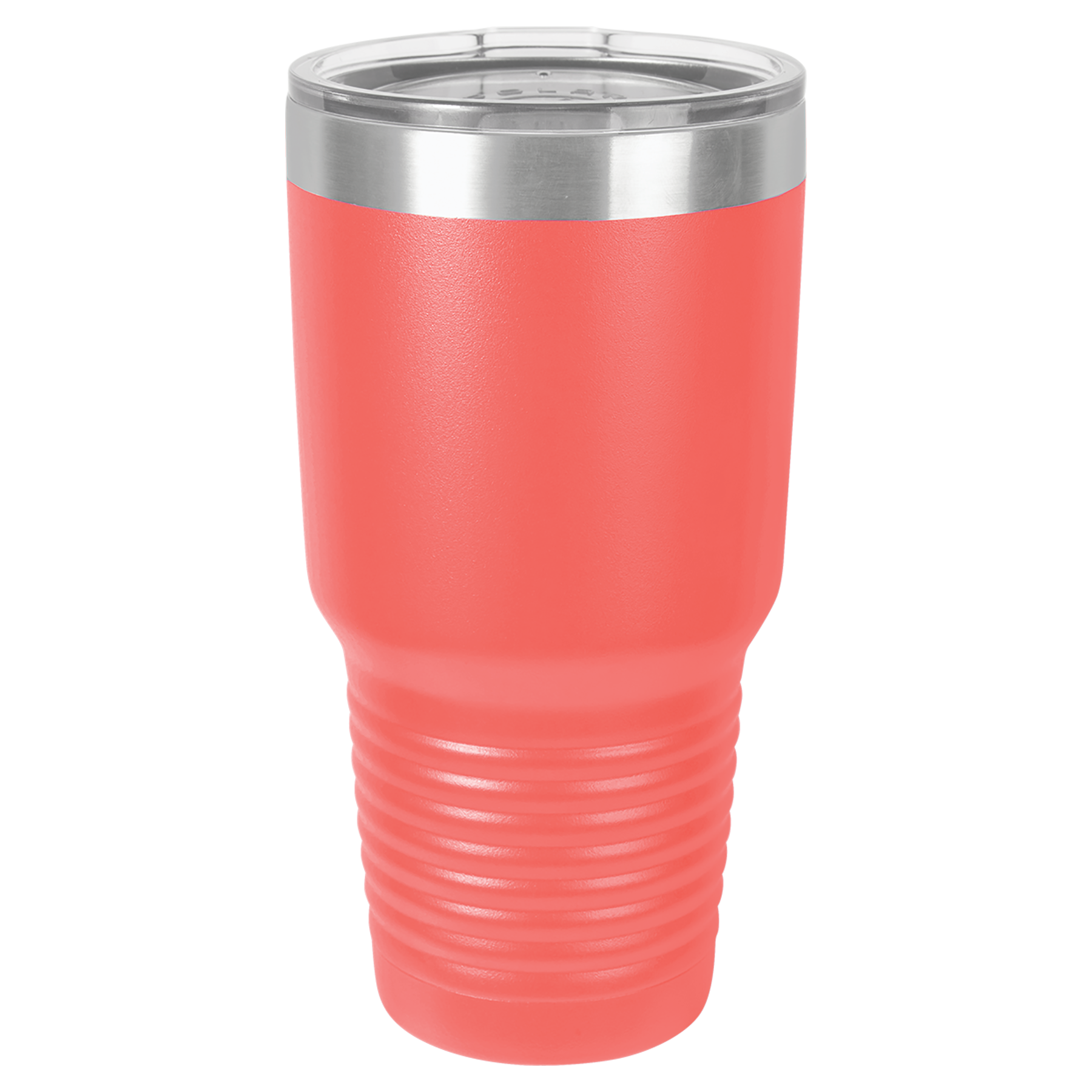 Coral 30 oz. Ringneck Tumbler with Clear Lid blank-preview