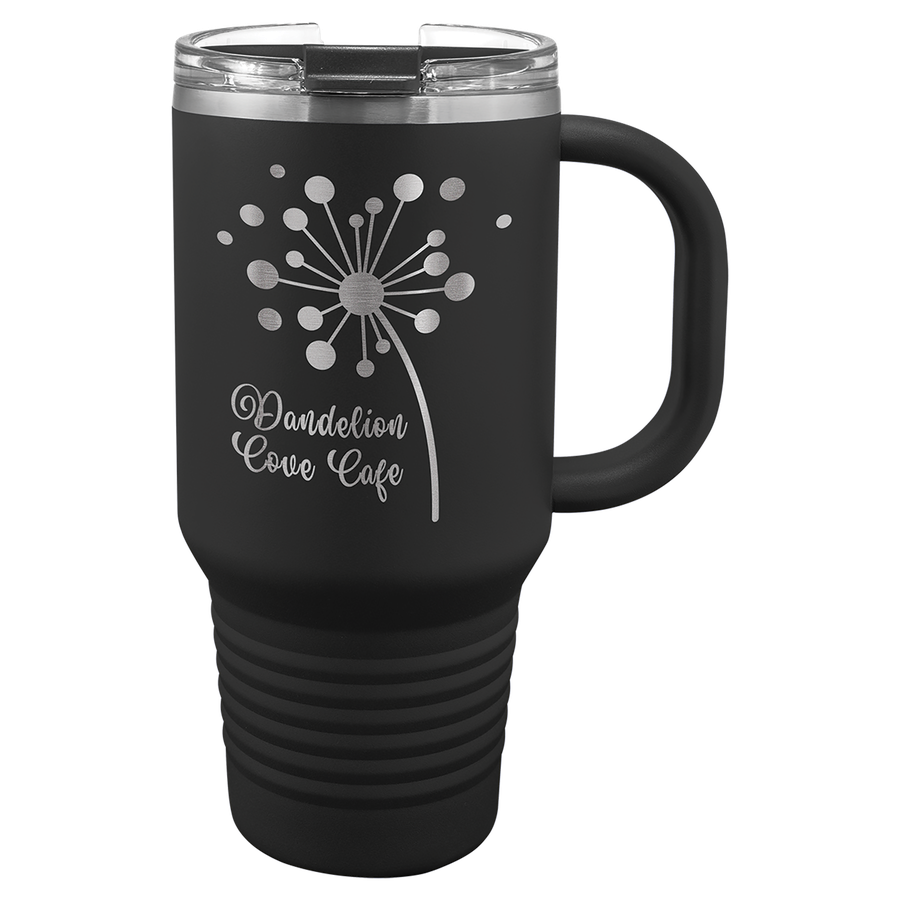 Black 32 oz Travel Mug