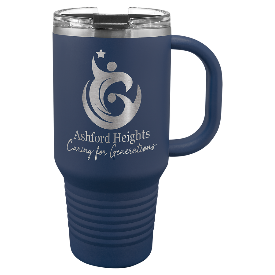 Navy Blue 32 oz Travel Mug